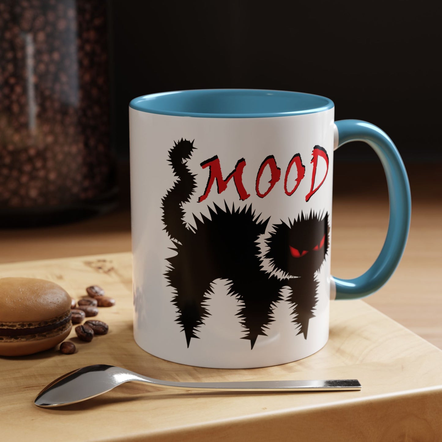 Mood Cat Coffee Mug - 11 Accent Mug for Cat Lovers