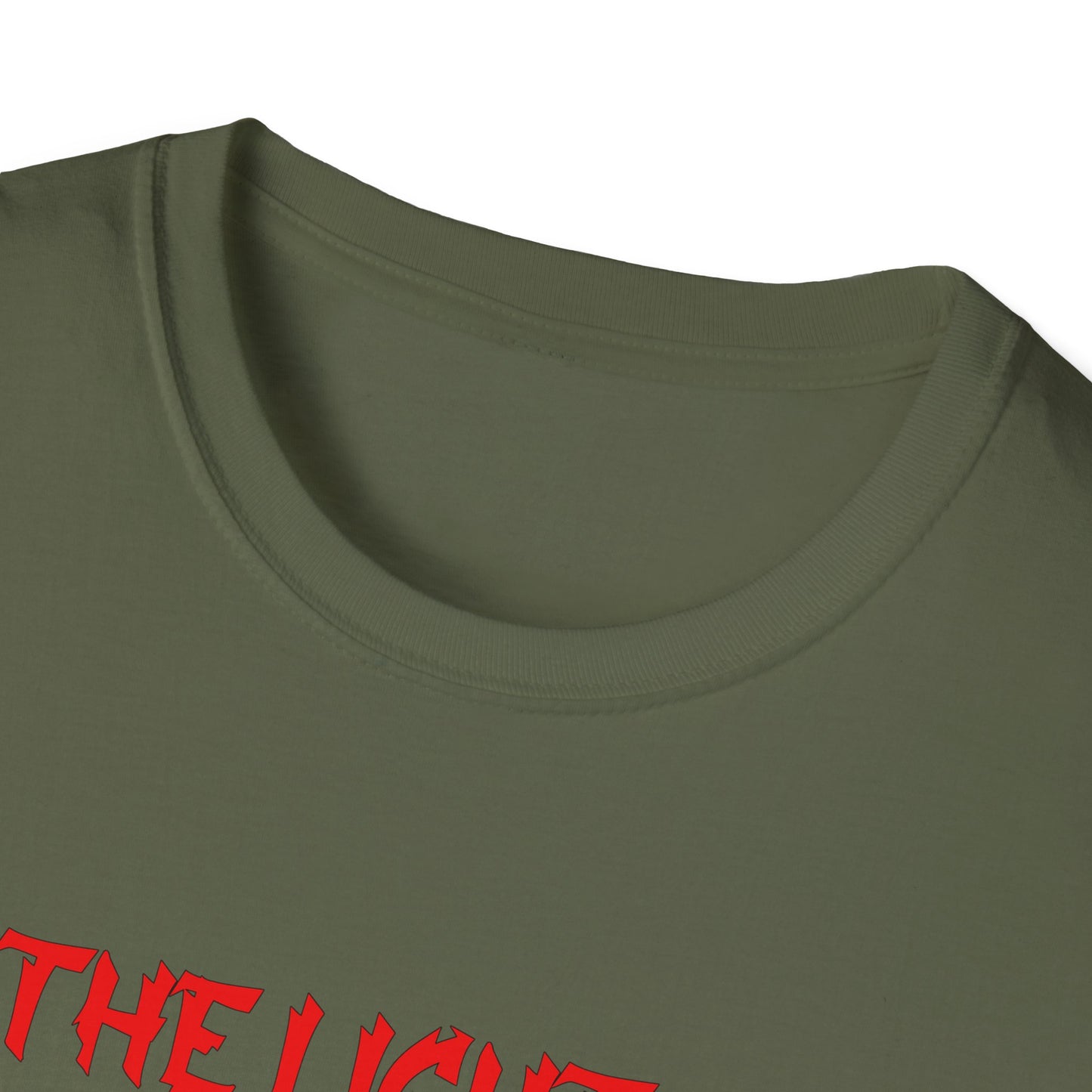 T-Shirt with 'Be the Light You Wish to See in the World' Design
