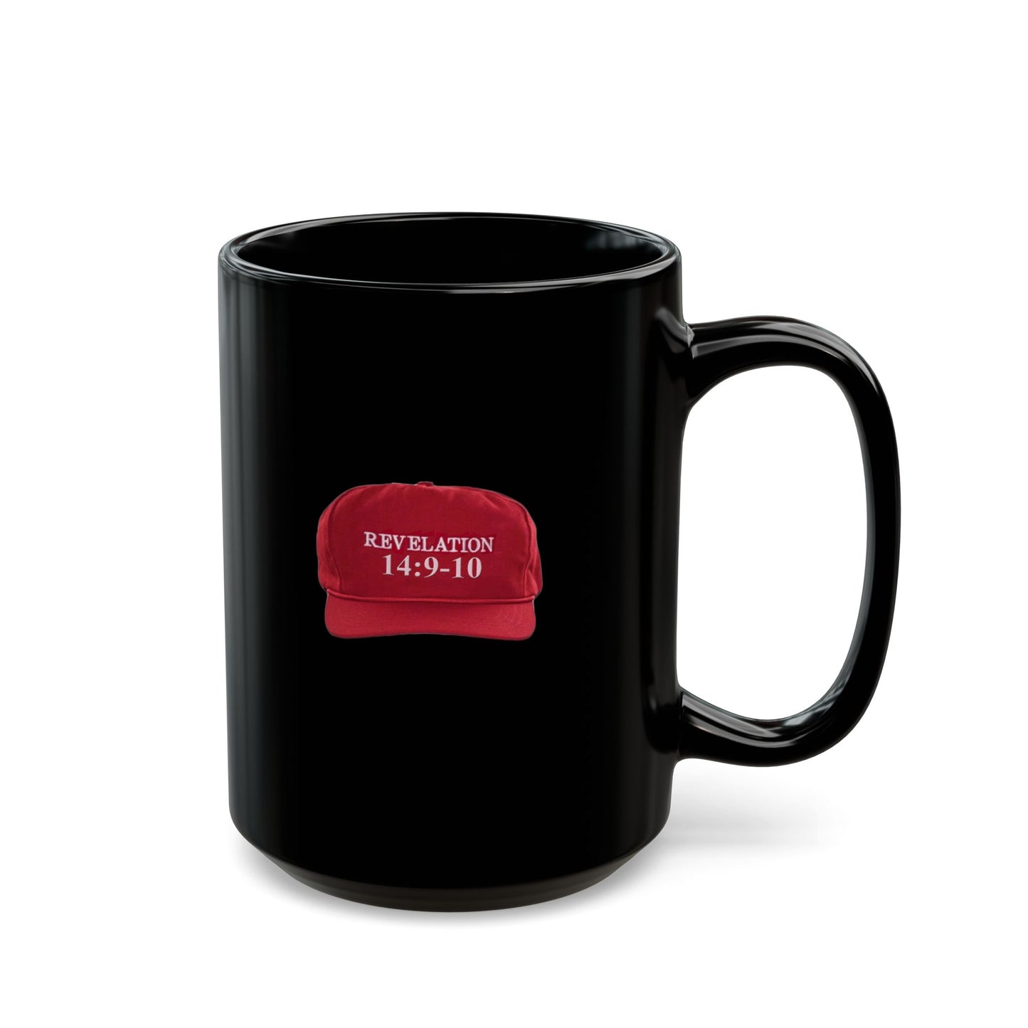 Red Hat with Revelation 14:9-10 - Mug