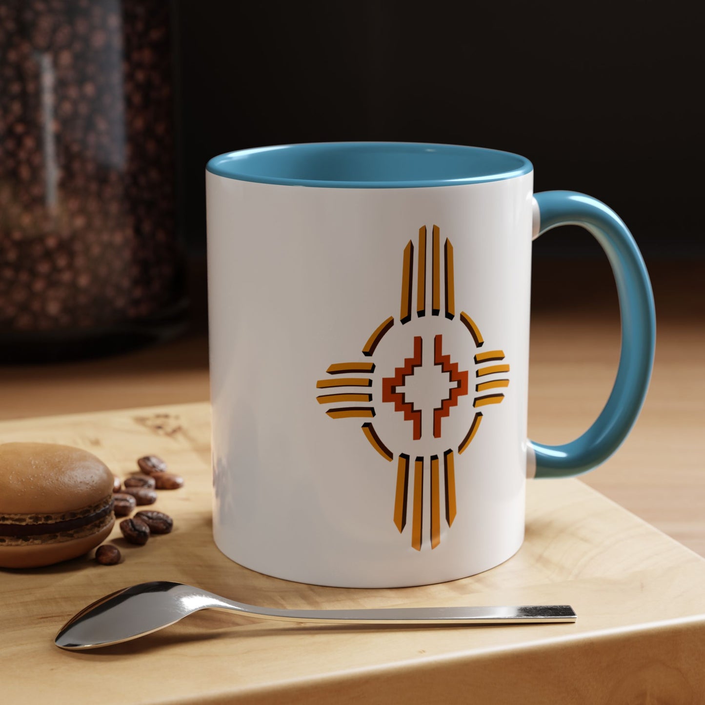 Southwest Zia-Inspired Accent Coffee Mug - 11oz
