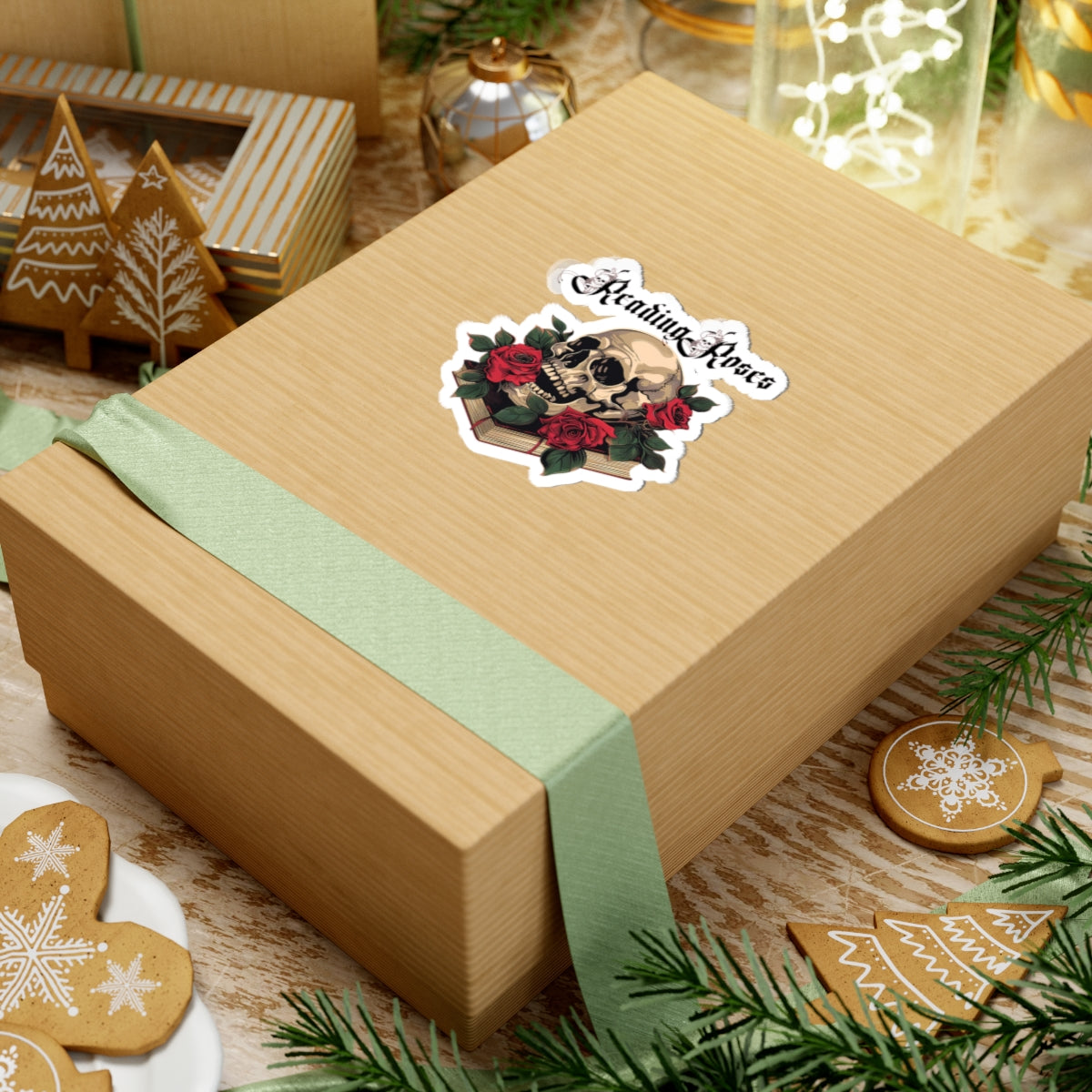 Reading Roses Book Club Kiss-Cut Stickers