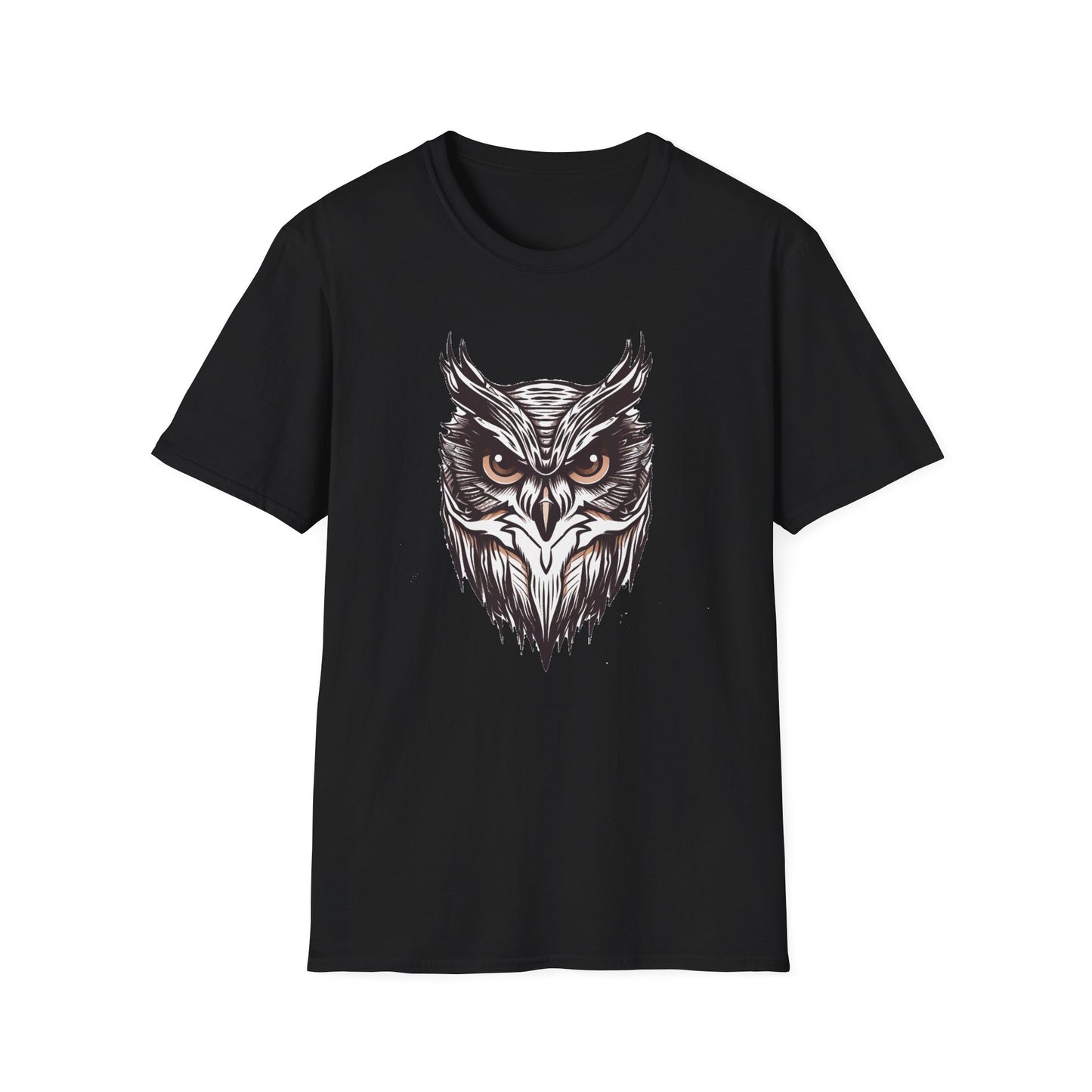Tan and Black Owl T-Shirt