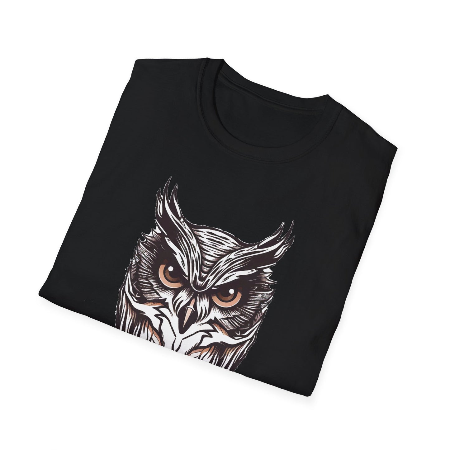 Tan and Black Owl T-Shirt