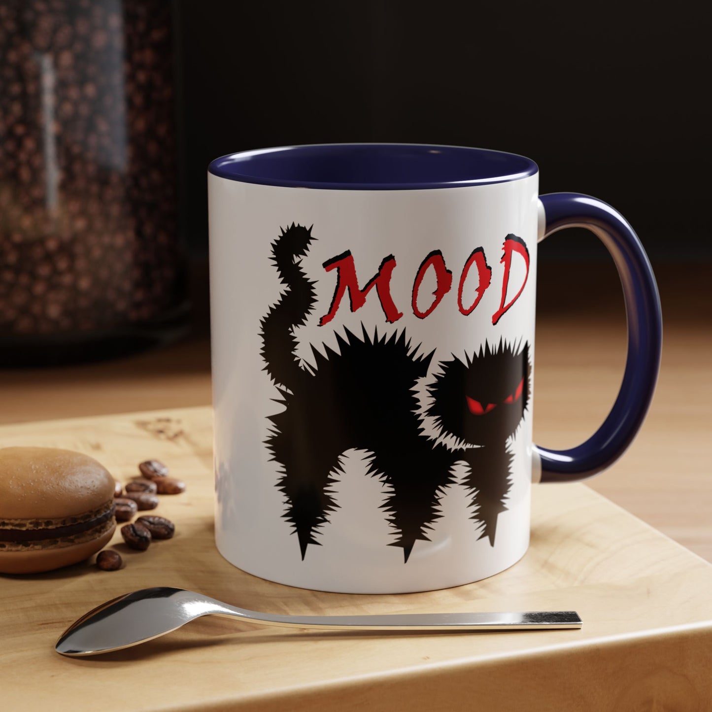 Mood Cat Coffee Mug - 11 Accent Mug for Cat Lovers