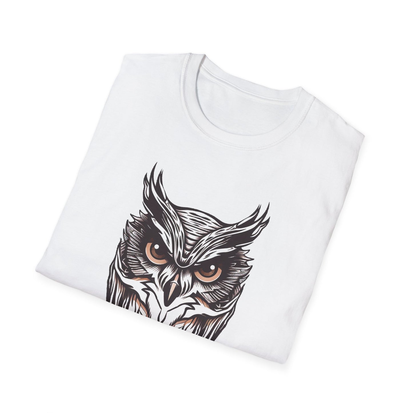 Tan and Black Owl T-Shirt