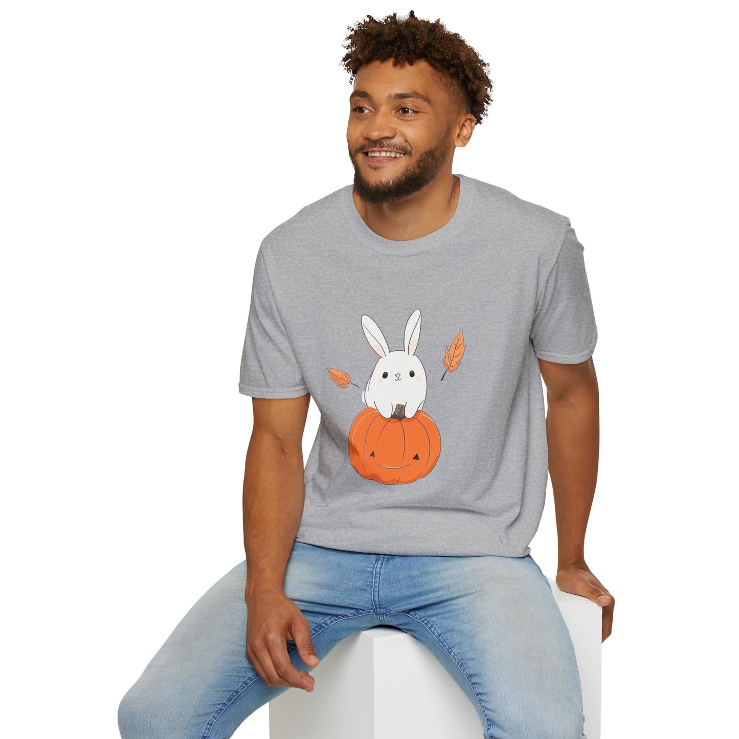Cute Bunny Pumpkin Unisex T-Shirt