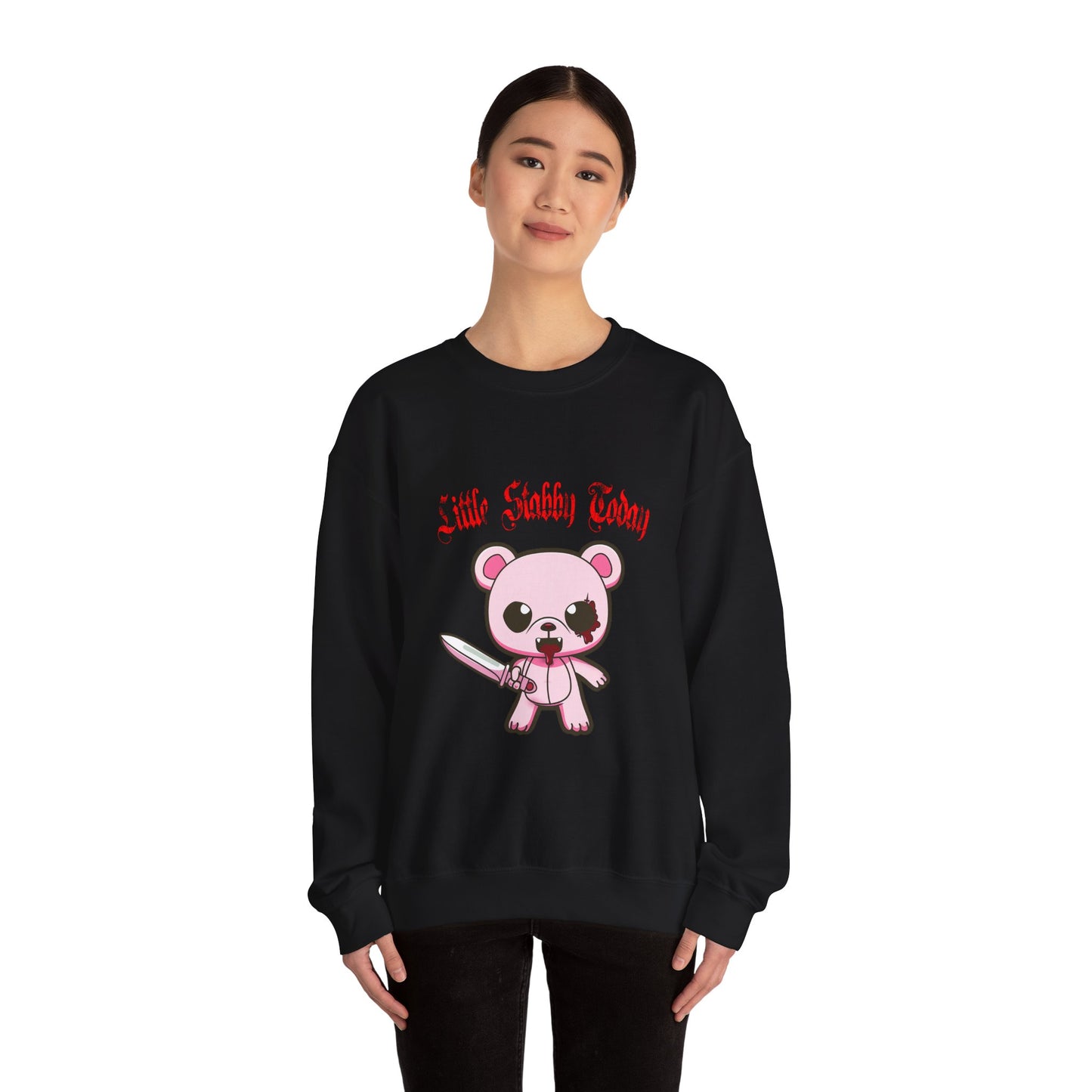 Little Stabby Today Bear Sweatshirt