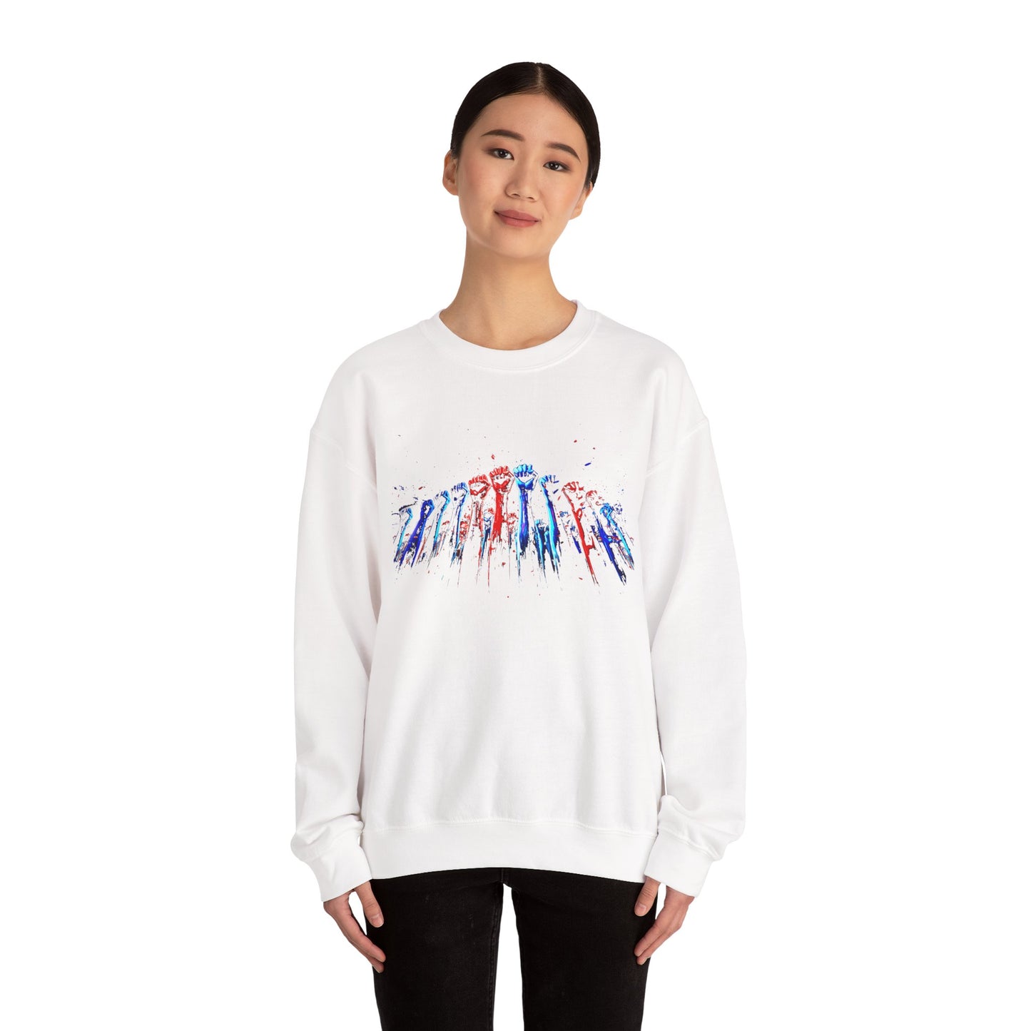 Wall of Resistance Unisex Heavy Blend™ Crewneck Sweatshirt