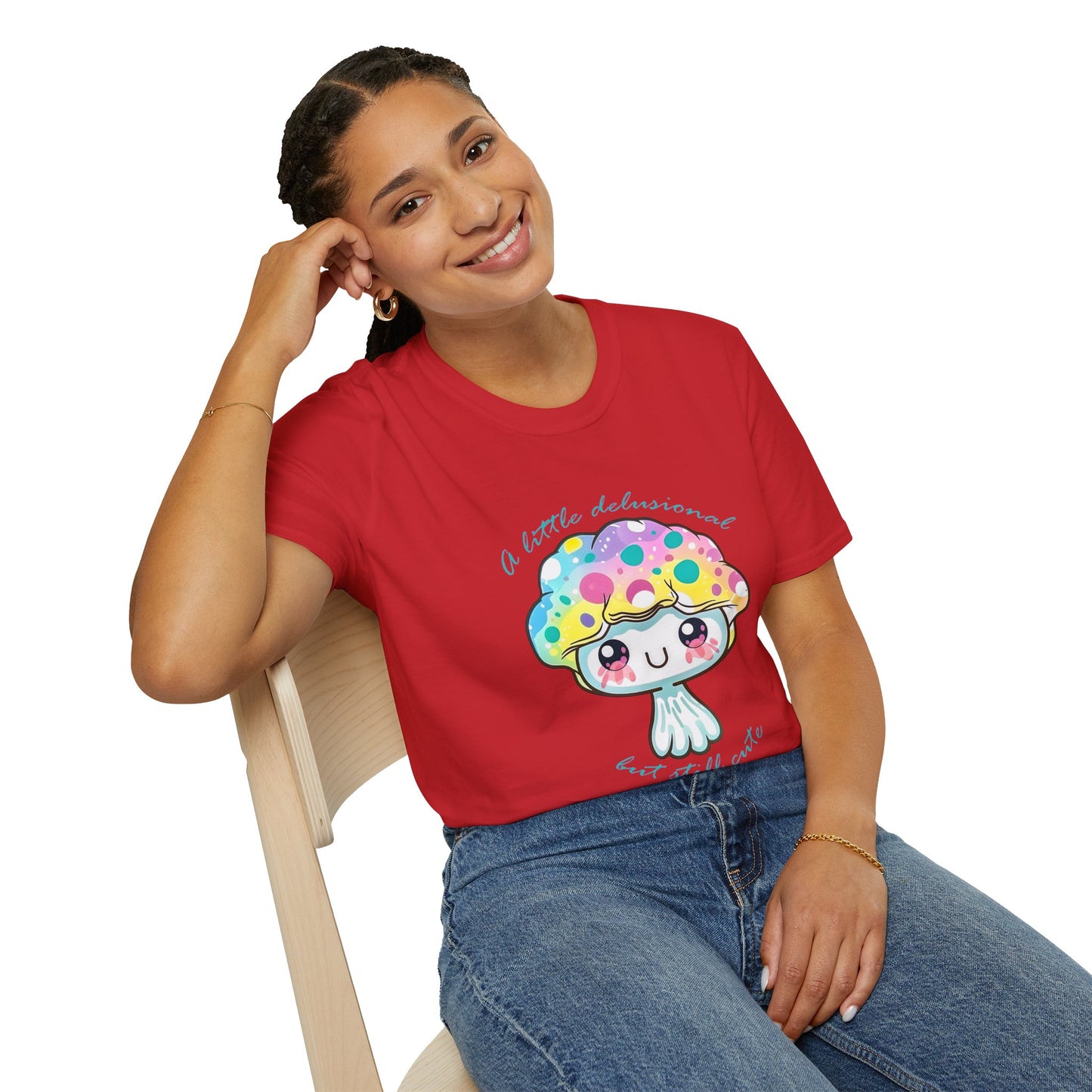 Little Delusional but Still Cute Jellyfish Graphic T-Shirt - A Little Delusional