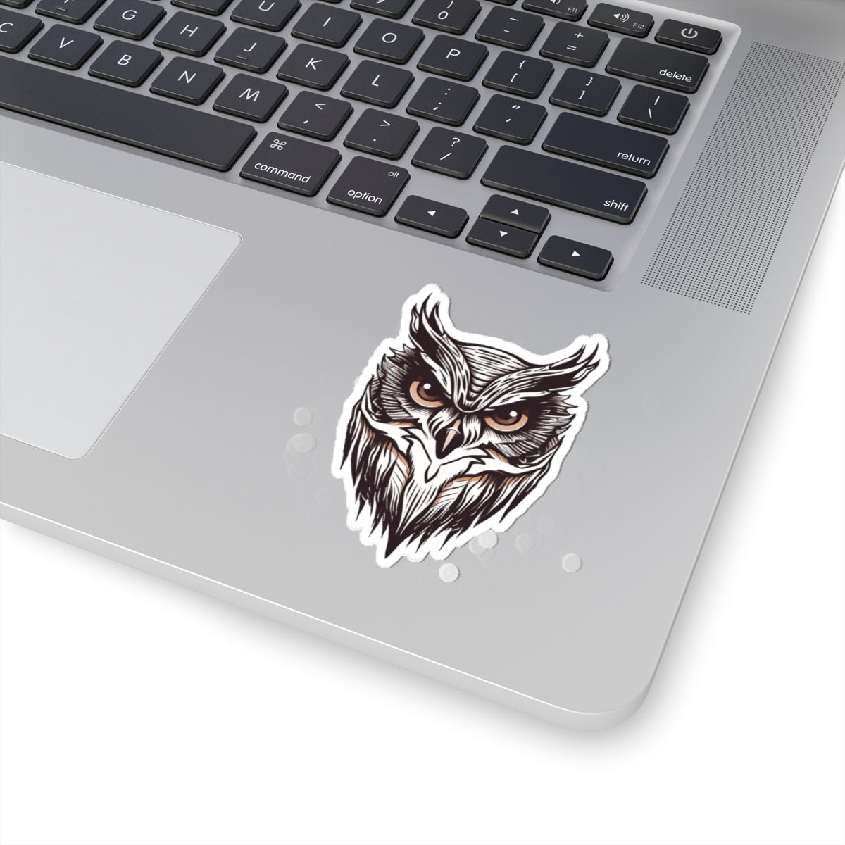 Black and Tan Owl Sticker