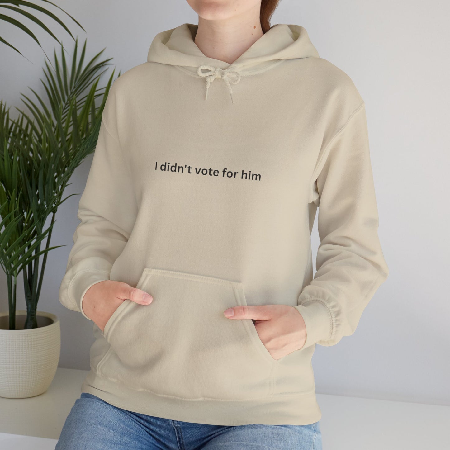 I Didn't Vote for Him Unisex Heavy Blend™ Hooded Sweatshirt