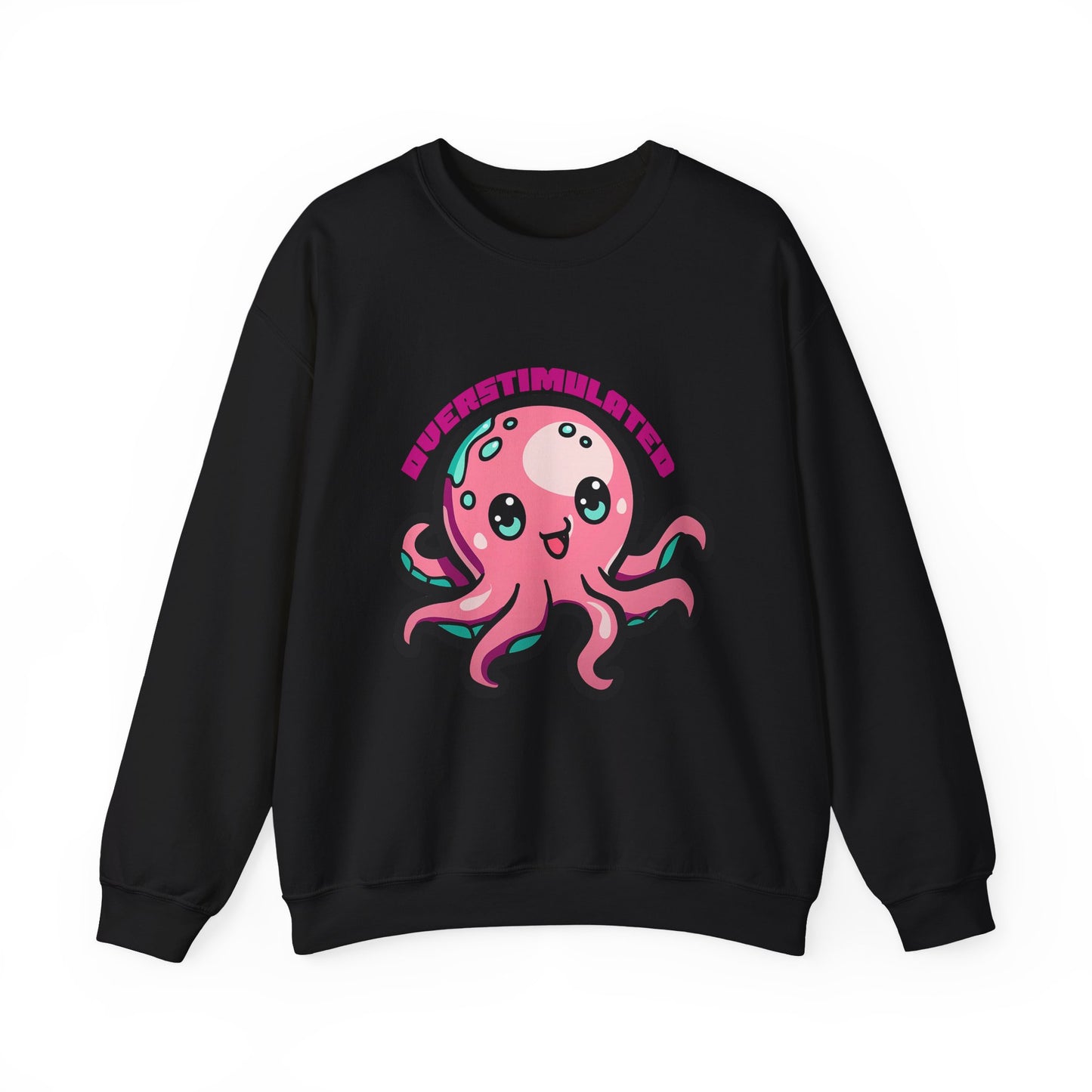 Overstimulated Octopus Graphic Sweatshirt
