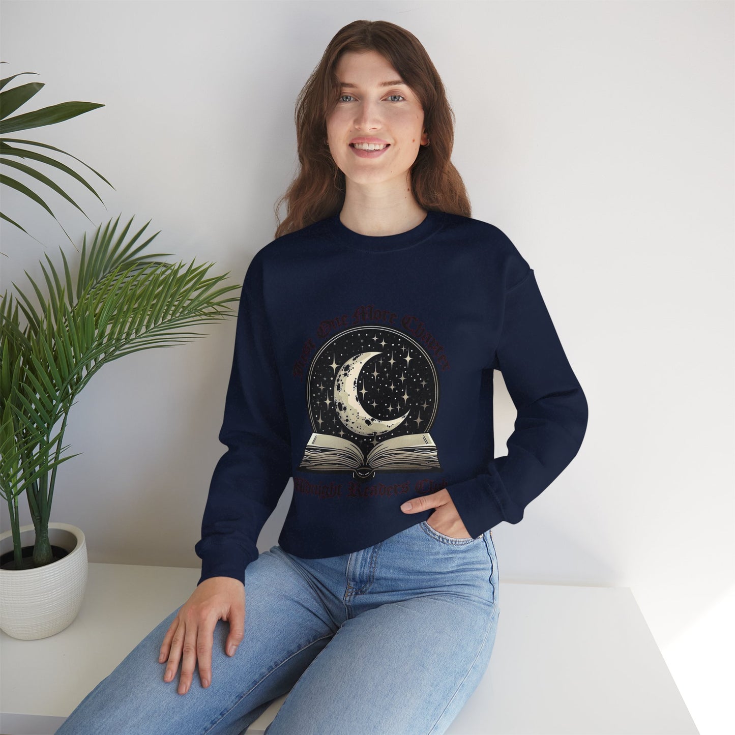 Just One More Chapter - Midnight Readers Club Sweatshirt for Book Lovers