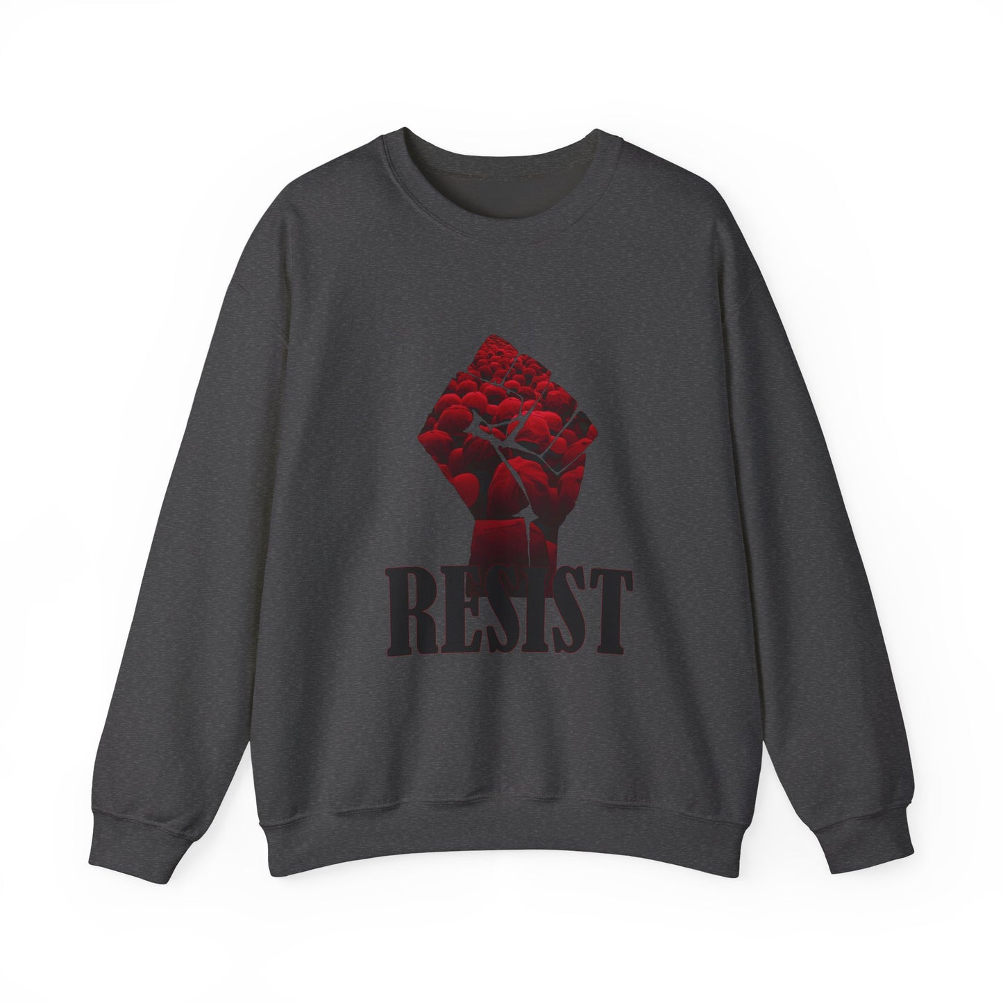 Resist the Red Hats Heavy Blend™ Crewneck Sweatshirt