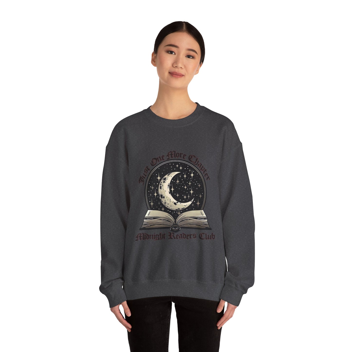 Just One More Chapter - Midnight Readers Club Sweatshirt for Book Lovers