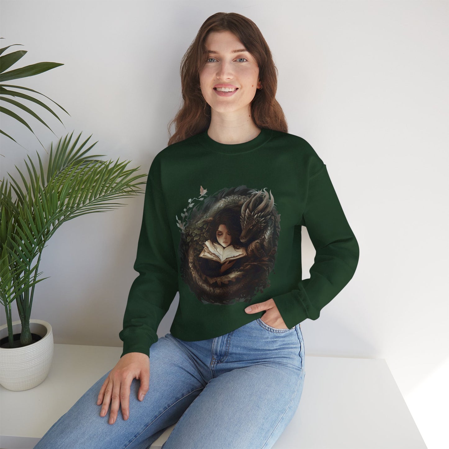 Creature Comforts Fantasy Dragon Crewneck Sweatshirt