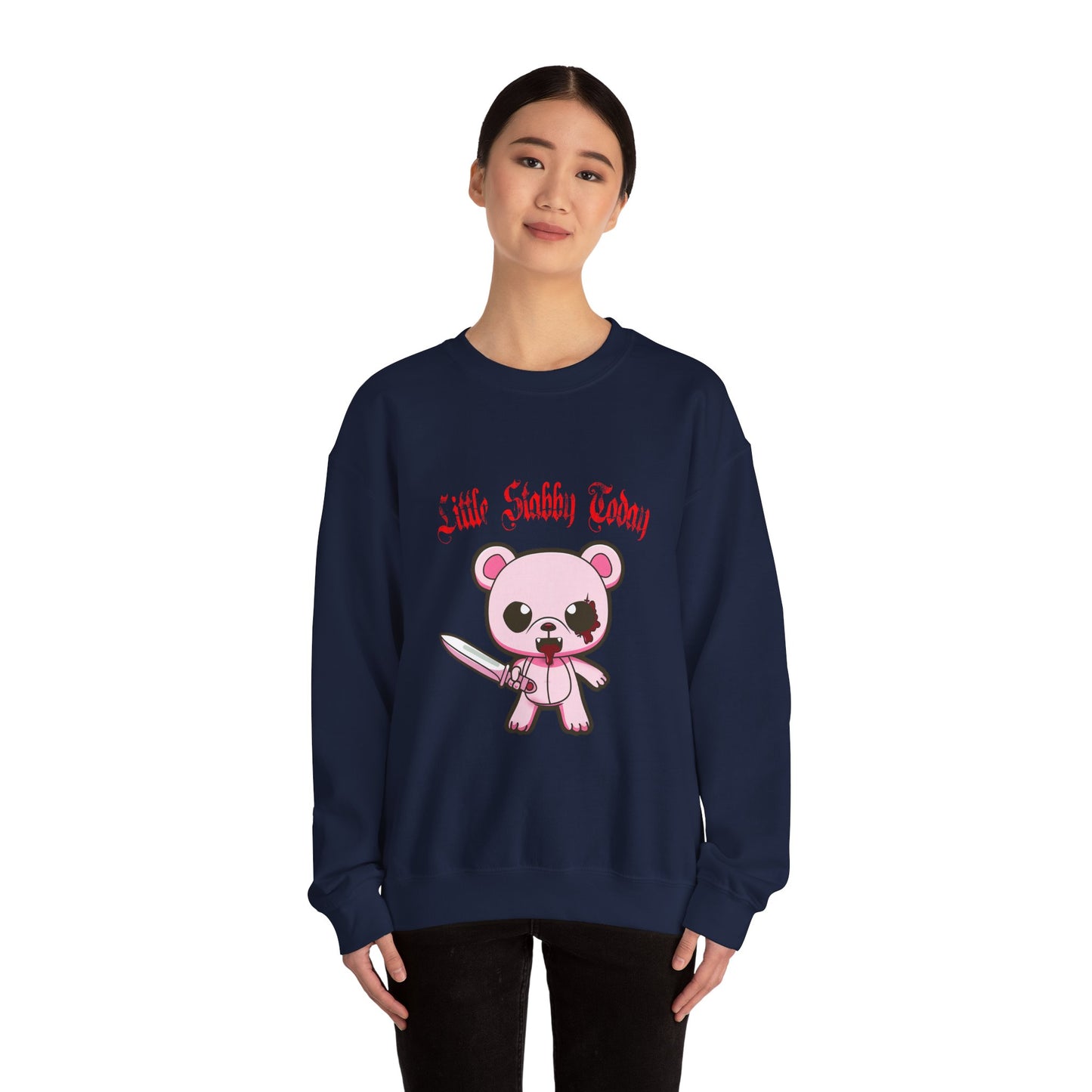 Little Stabby Today Bear Sweatshirt