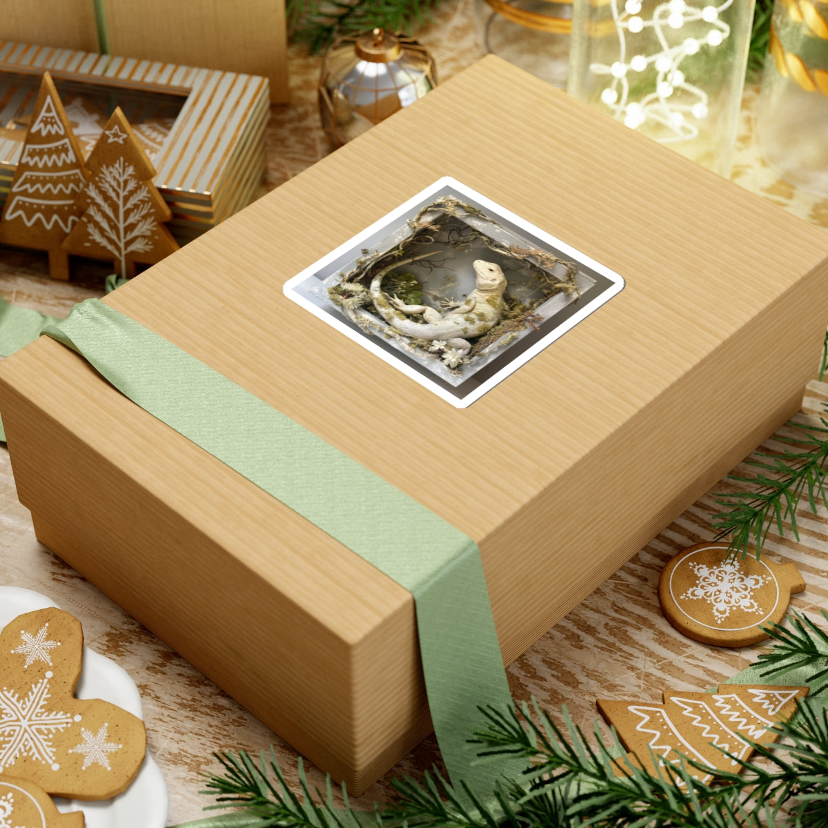 Boxlizard Terrarium Sticker — Kiss-Cut Decorative Sticker