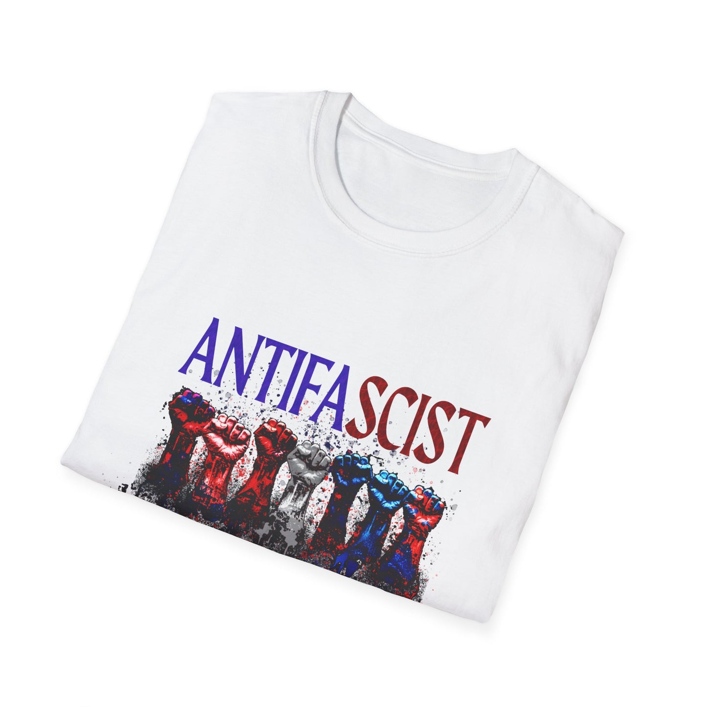 Antifascist Unisex Softstyle T-Shirt Activism Wear