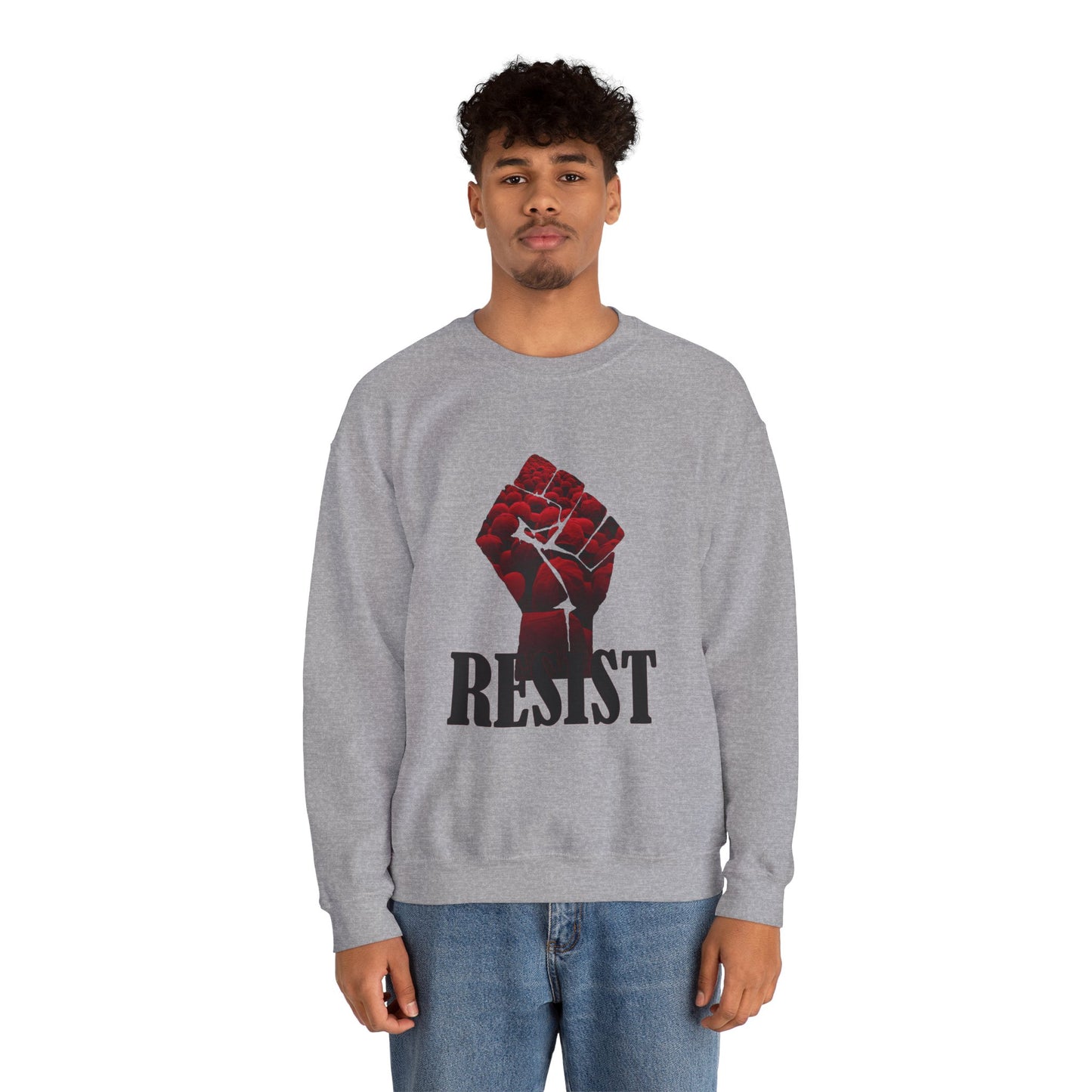 Resist the Red Hats Heavy Blend™ Crewneck Sweatshirt