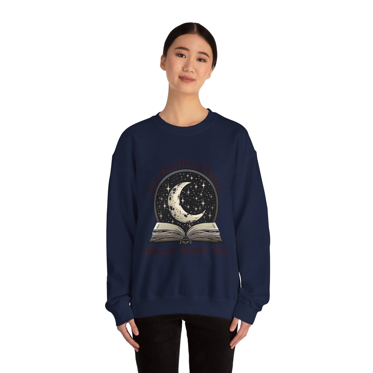Just One More Chapter - Midnight Readers Club Sweatshirt for Book Lovers