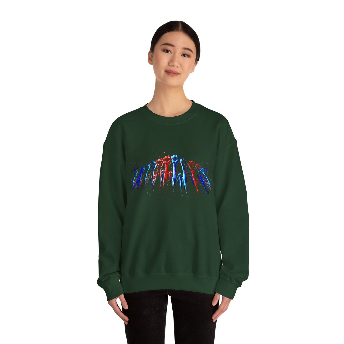Wall of Resistance Unisex Heavy Blend™ Crewneck Sweatshirt