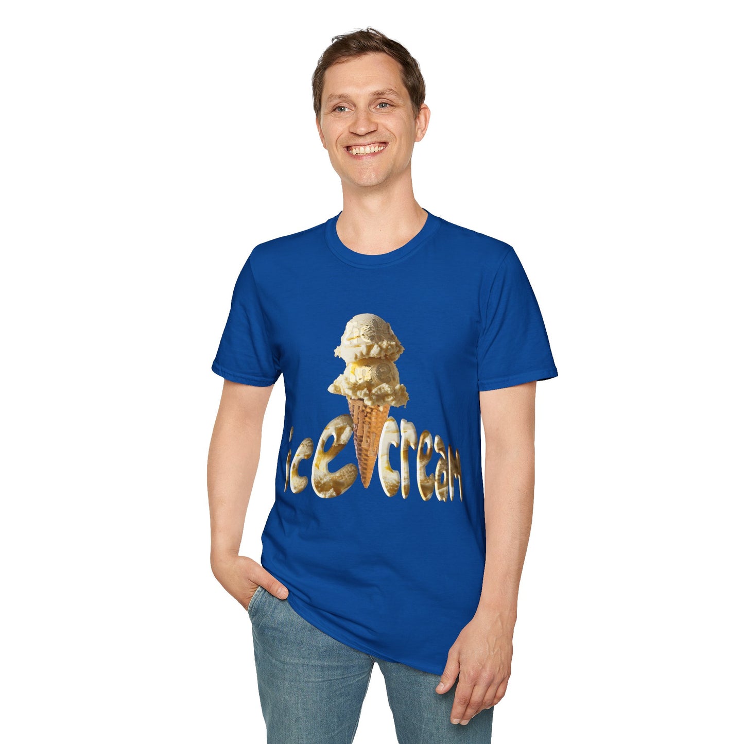 Lick Me Till Ice Cream Lover Unisex Softstyle T-Shirt