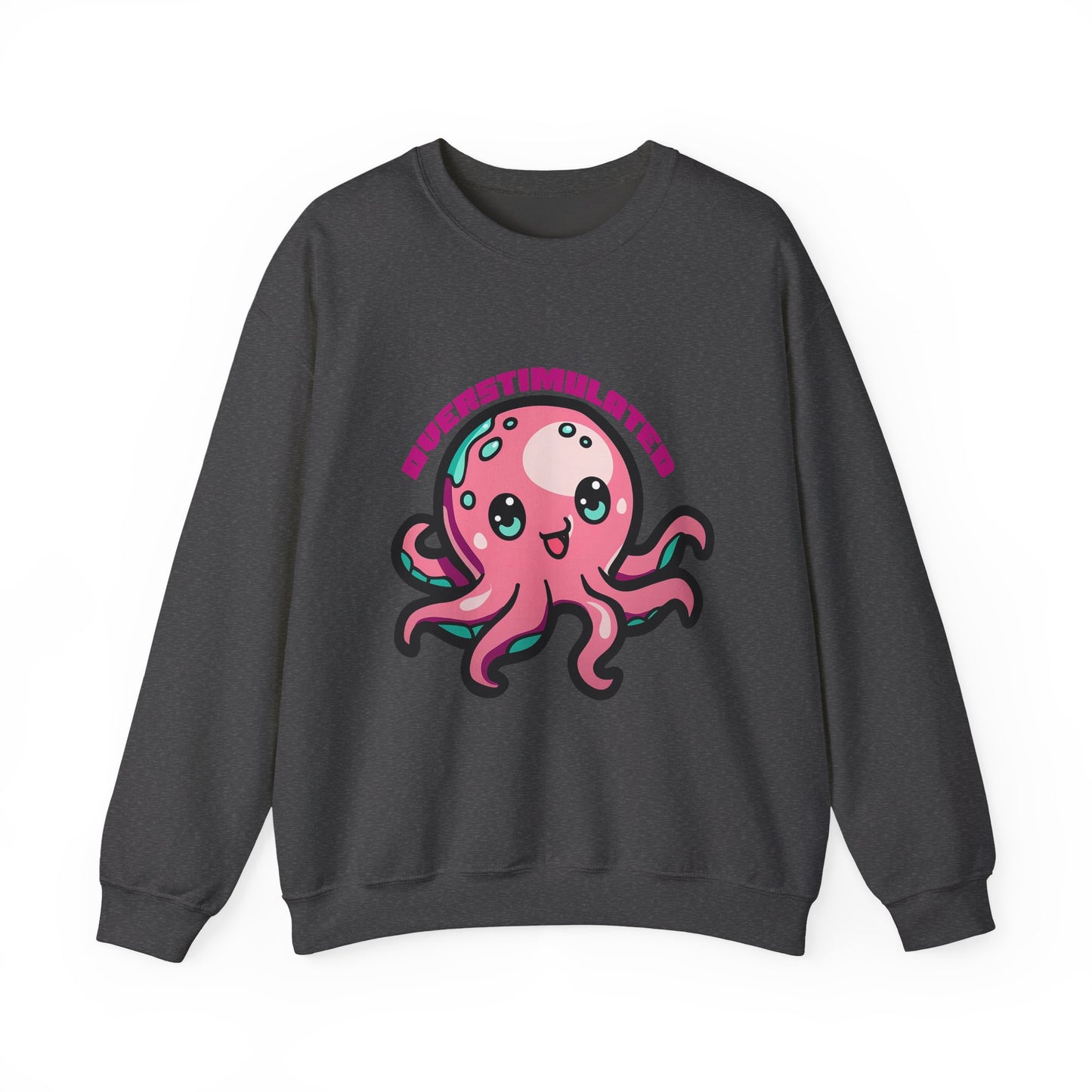 Overstimulated Octopus Graphic Sweatshirt