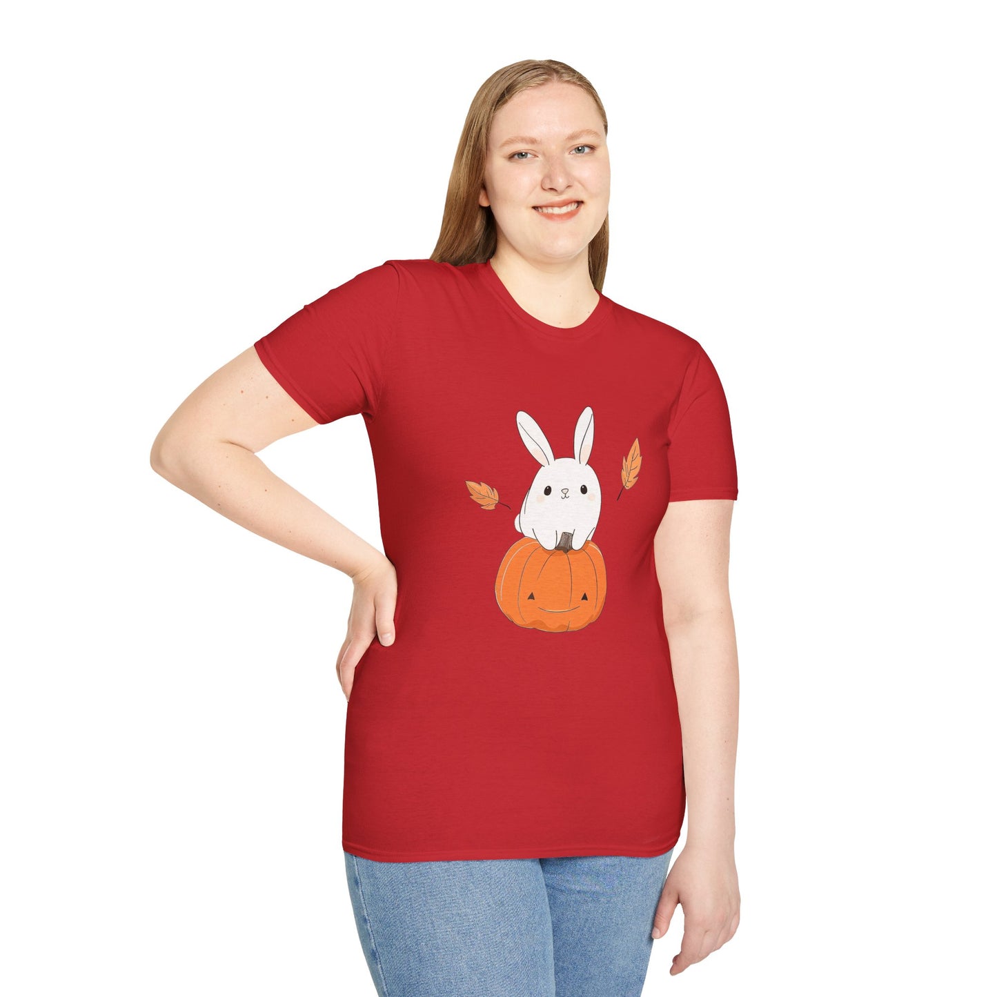 Cute Bunny Pumpkin Unisex T-Shirt