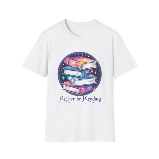 Rather Be Reading Unisex Softstyle T-Shirt