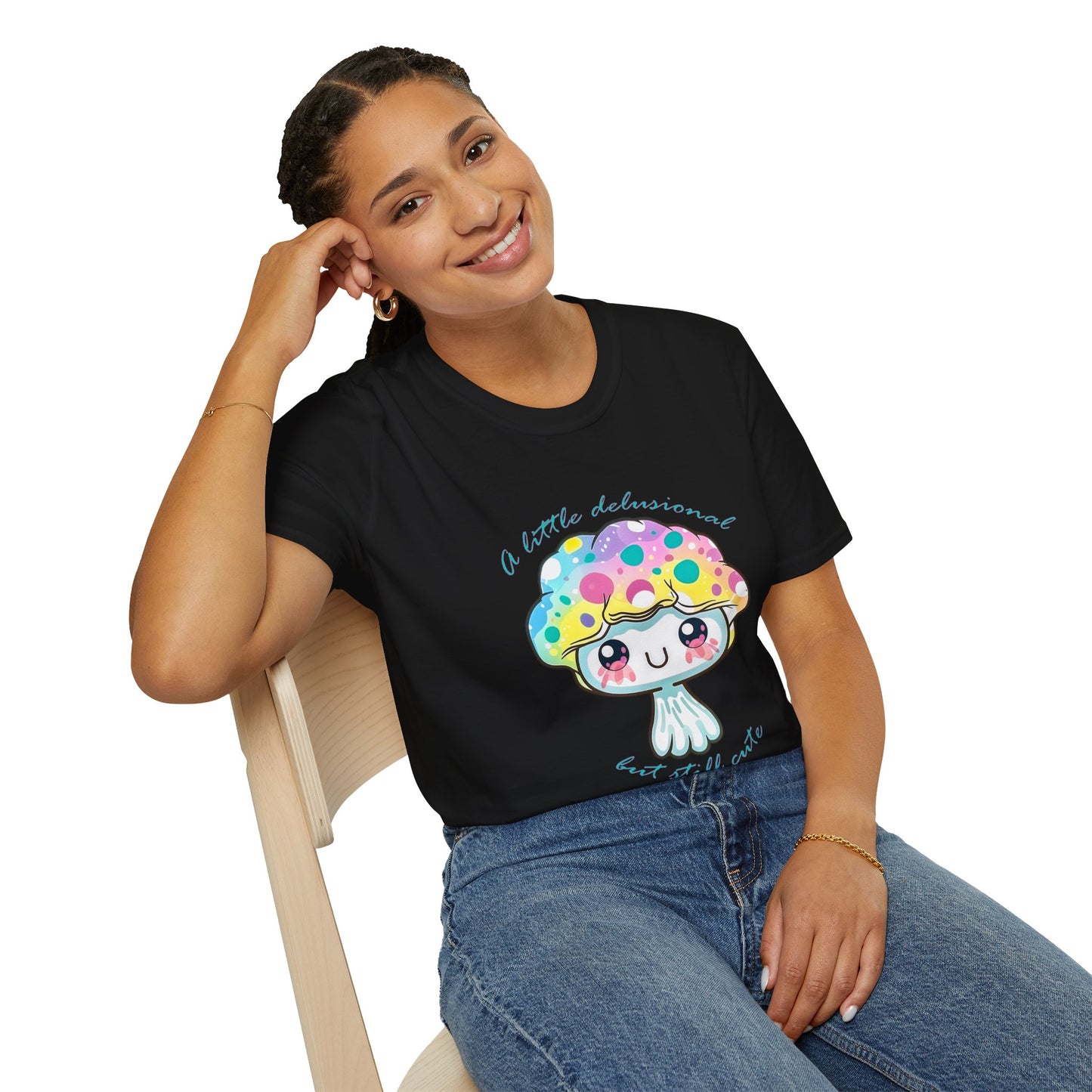 Little Delusional but Still Cute Jellyfish Graphic T-Shirt - A Little Delusional