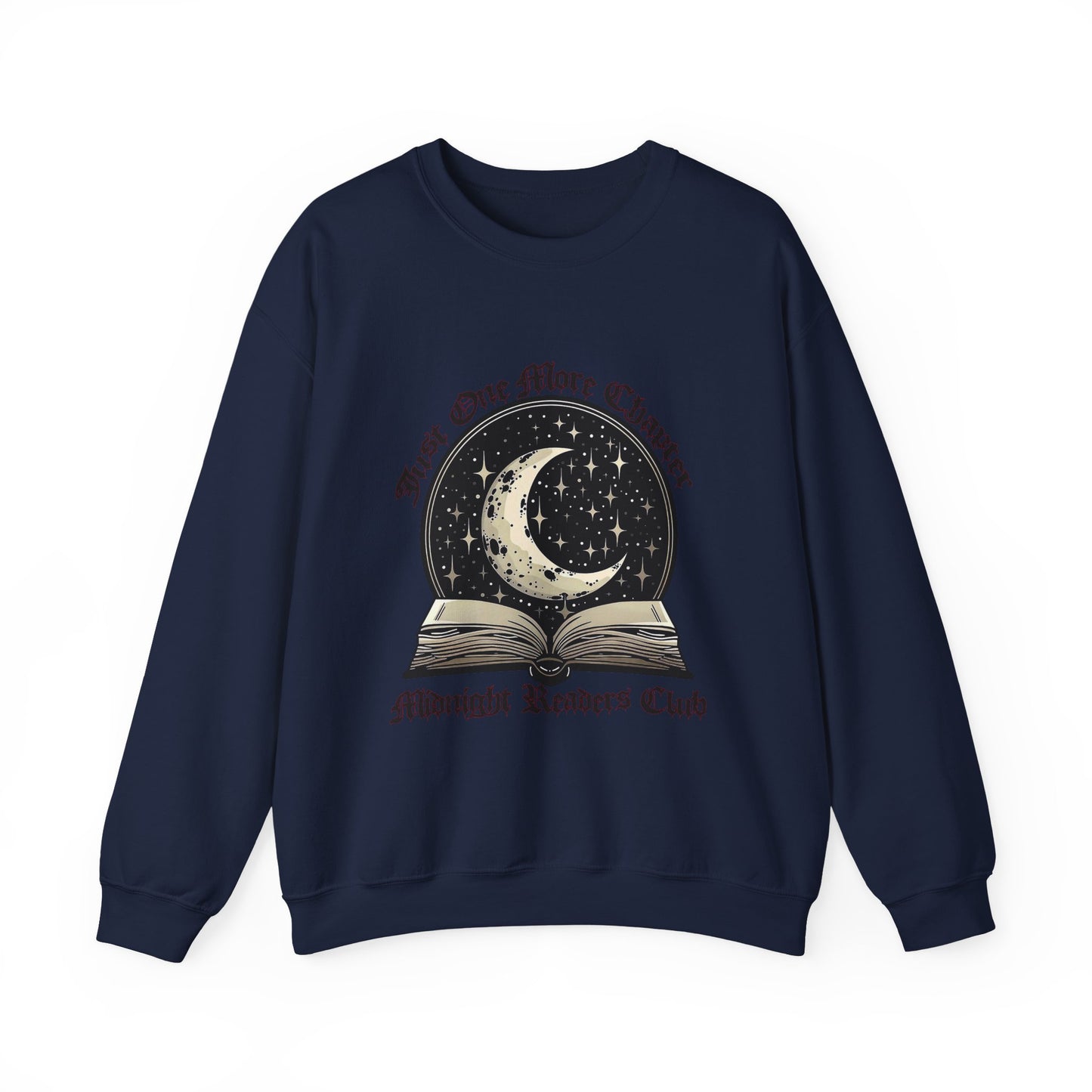 Just One More Chapter - Midnight Readers Club Sweatshirt for Book Lovers