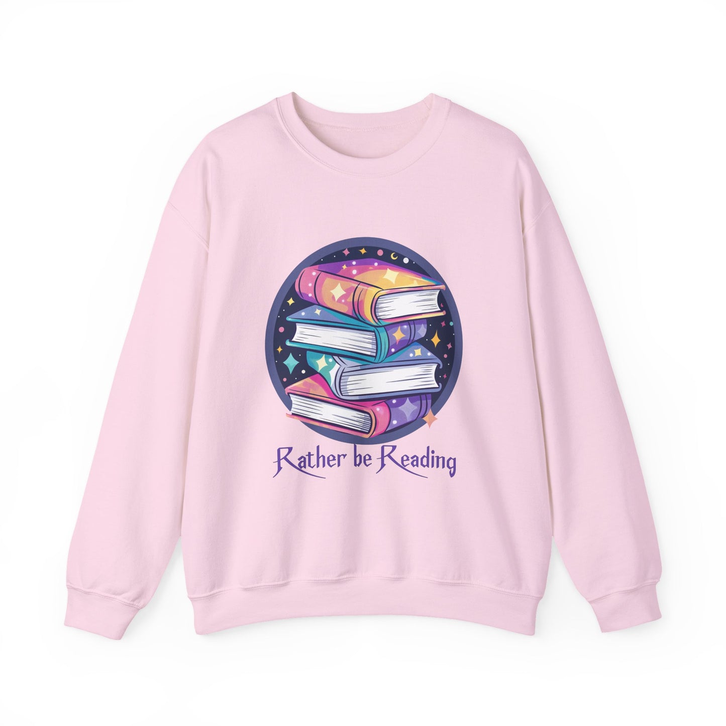 Rather be Reading Book Lovers Crewneck Sweatshirt