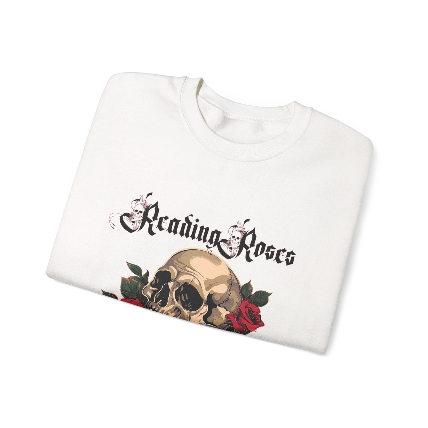 Reading Roses Crewneck Sweatshirt BkLtr