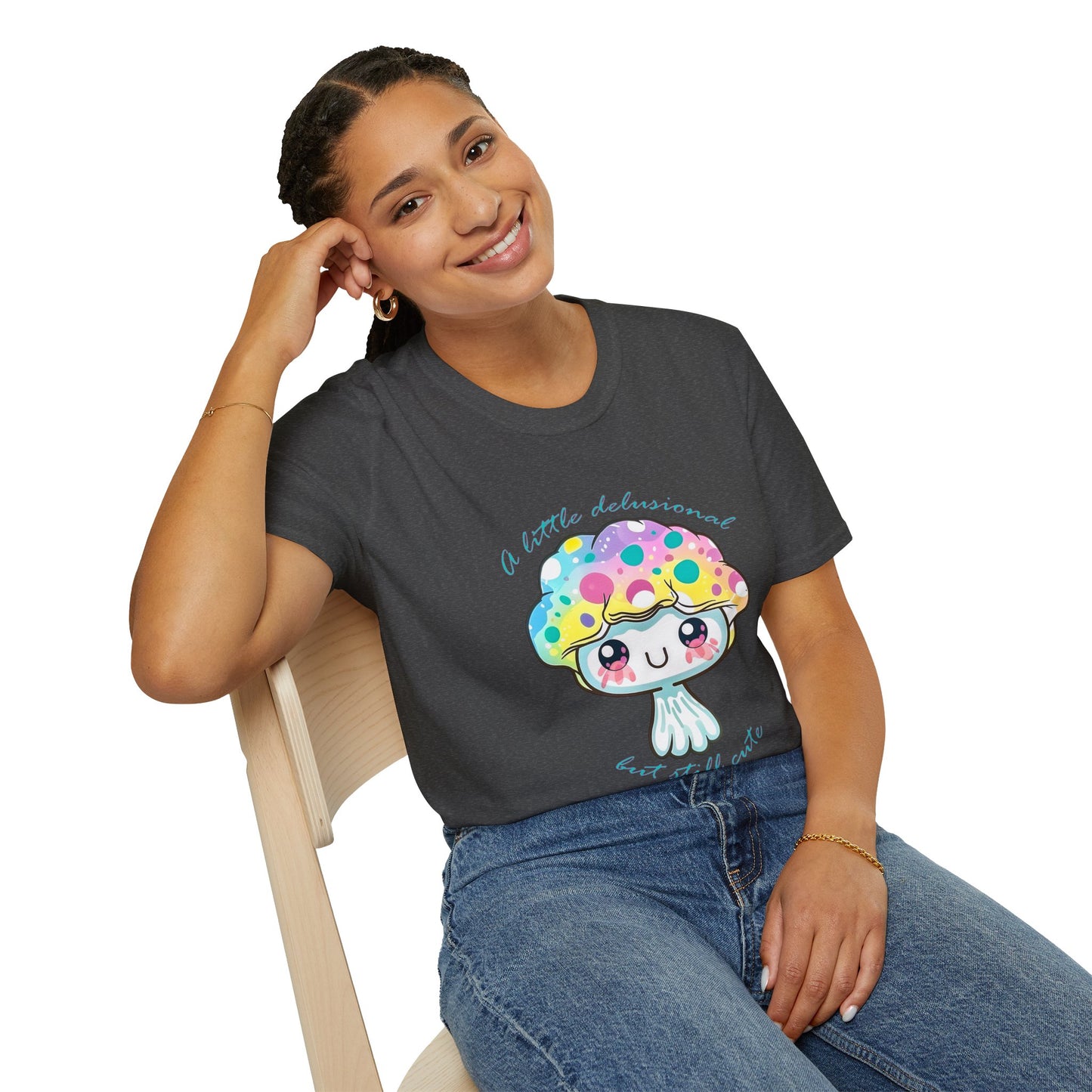Little Delusional but Still Cute Jellyfish Graphic T-Shirt - A Little Delusional