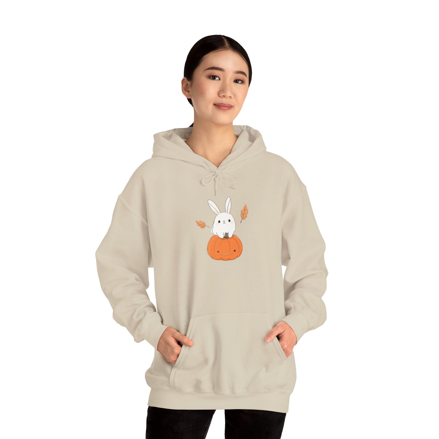 Cute Bunny Pumpkin Hoodie