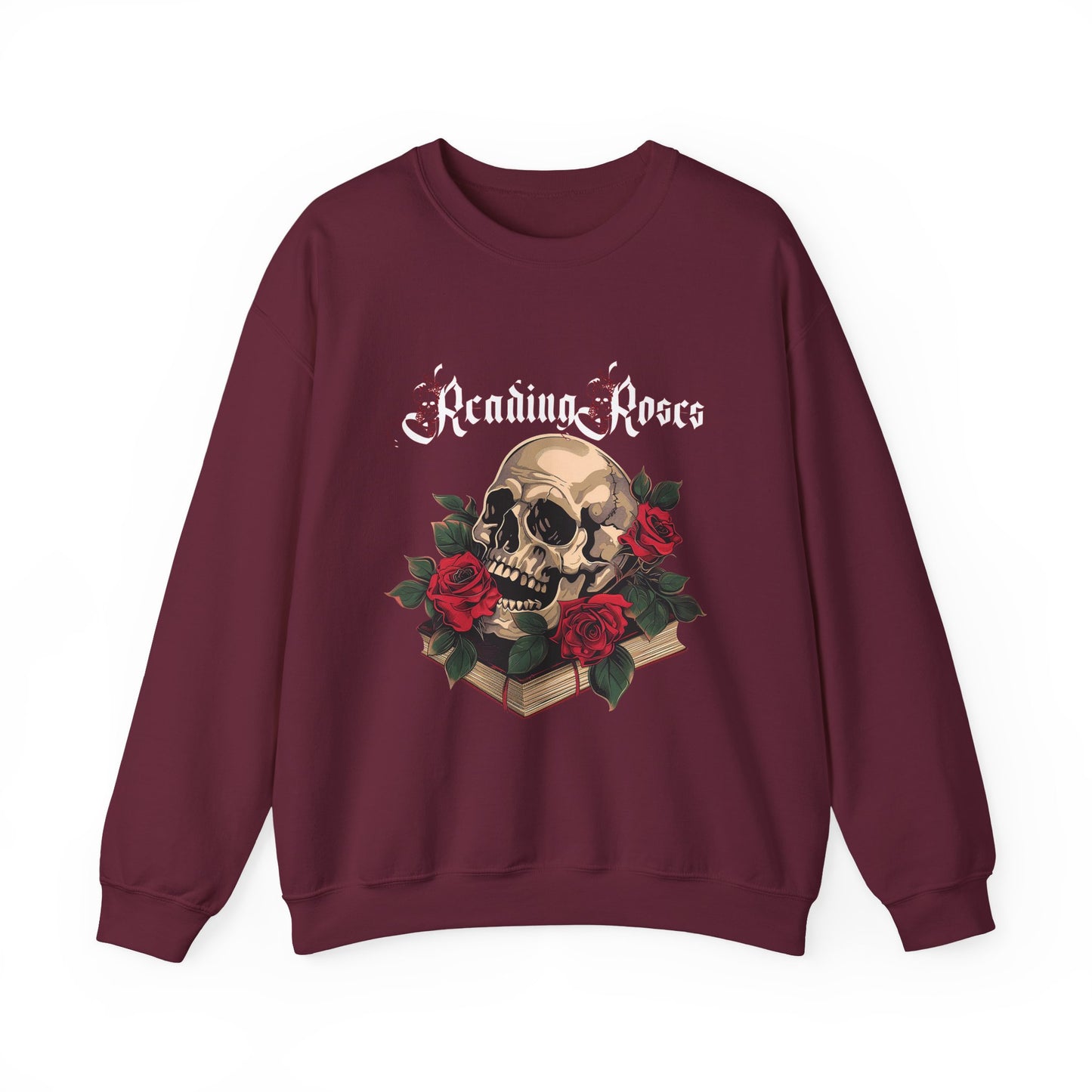 Reading Roses Crewneck Sweatshirt WtLtr
