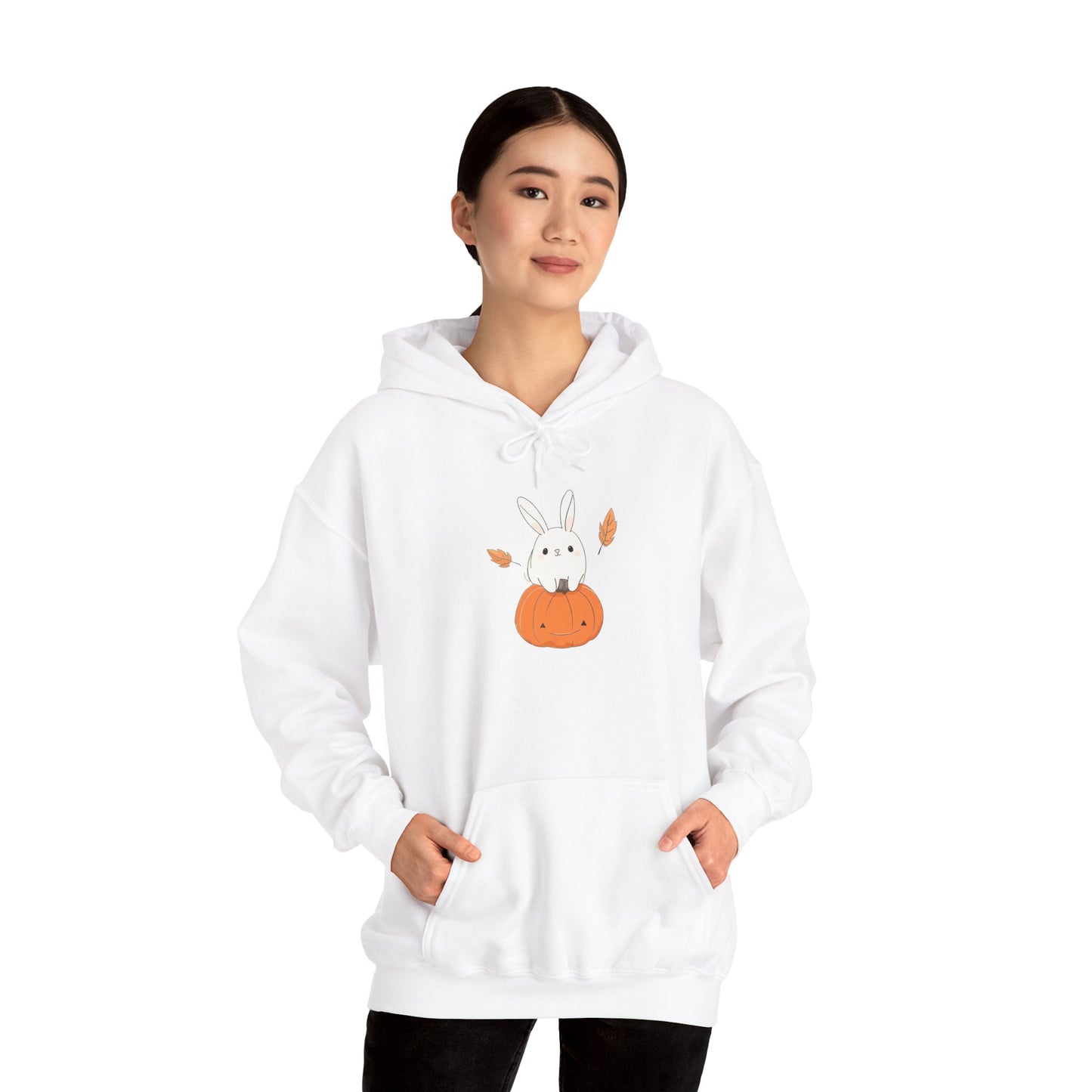 Cute Bunny Pumpkin Hoodie