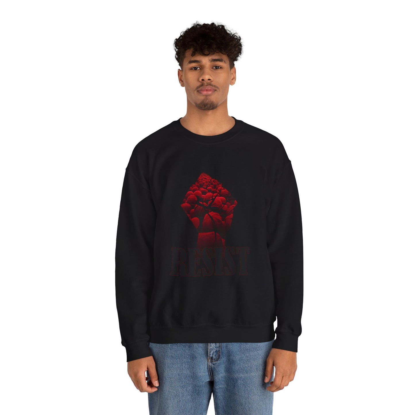 Resist the Red Hats Heavy Blend™ Crewneck Sweatshirt