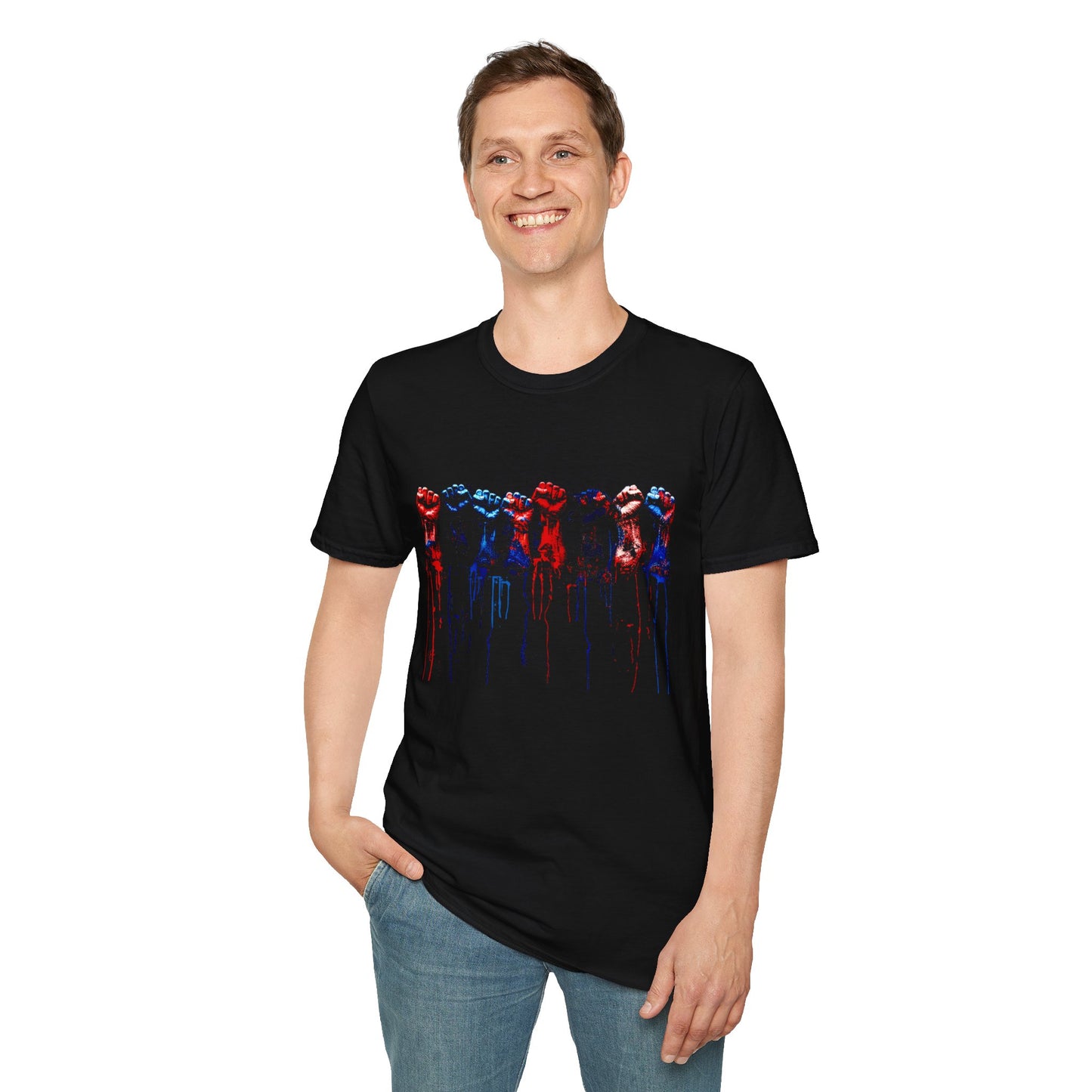 Empowered Equality Unisex T-Shirt - Colorful Fists Design