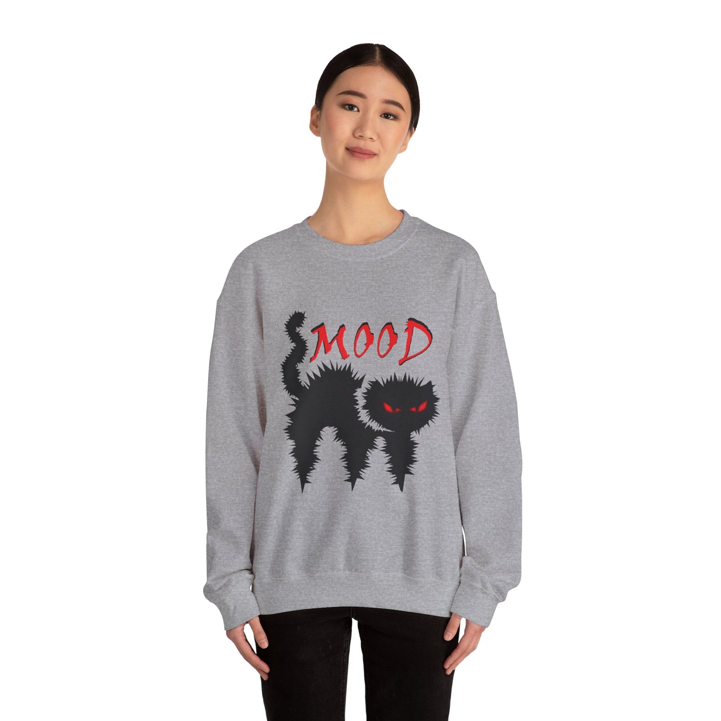 Mood Cat Unisex Crewneck Sweatshirt
