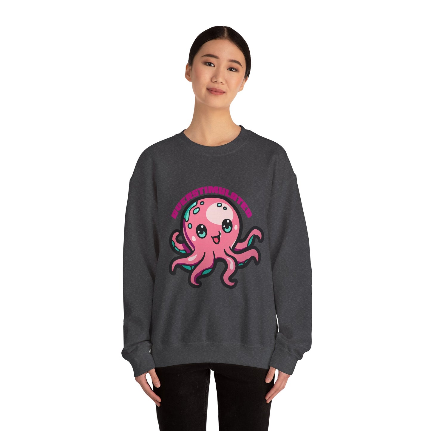 Overstimulated Octopus Graphic Sweatshirt