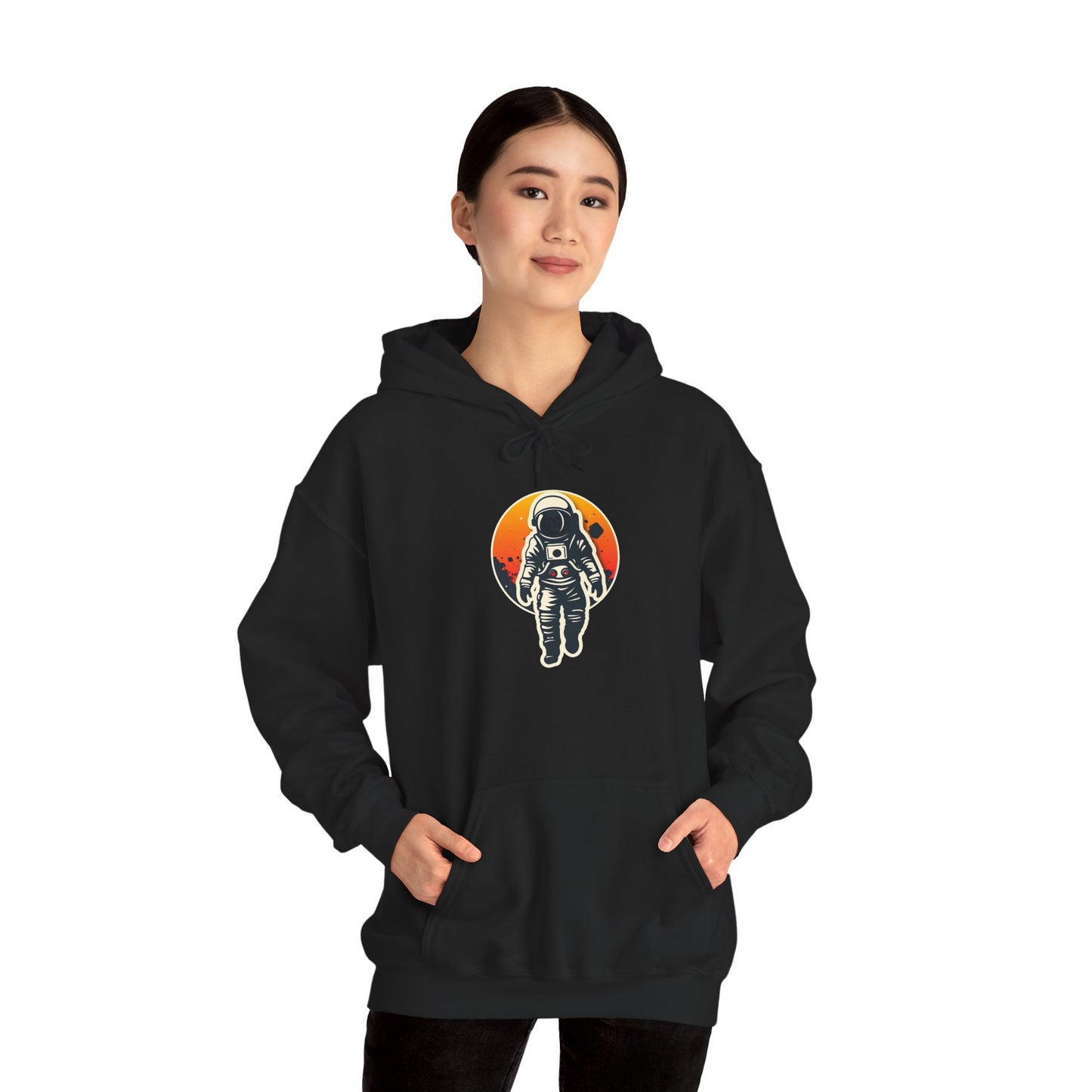Cosmic Dead Astronaut Hoodie - Unisex Heavy Blend™ Hooded Sweatshirt for Space Lovers, Gift for Astronaut Fans, Unique Outer Space Apparel, [...]