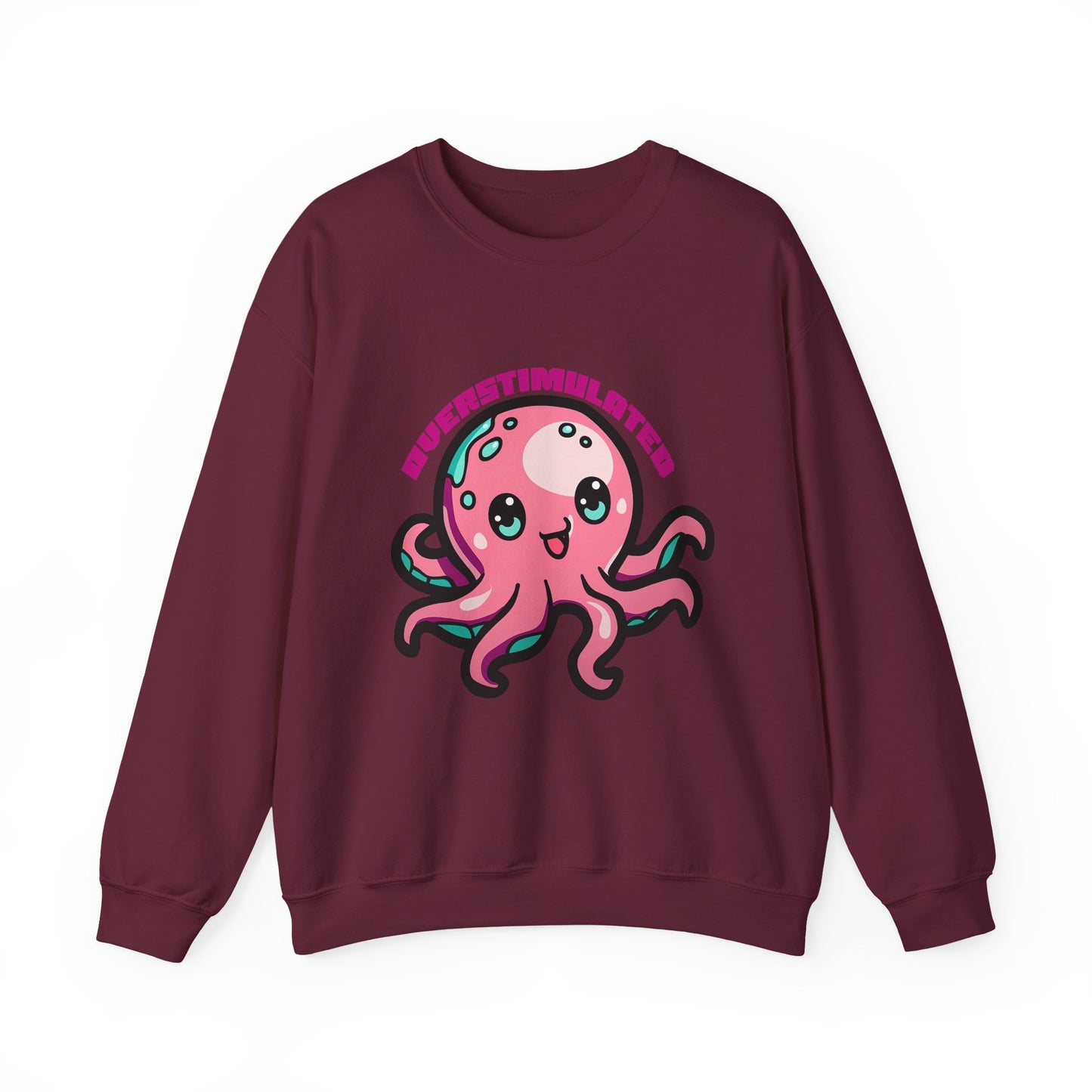 Overstimulated Octopus Graphic Sweatshirt