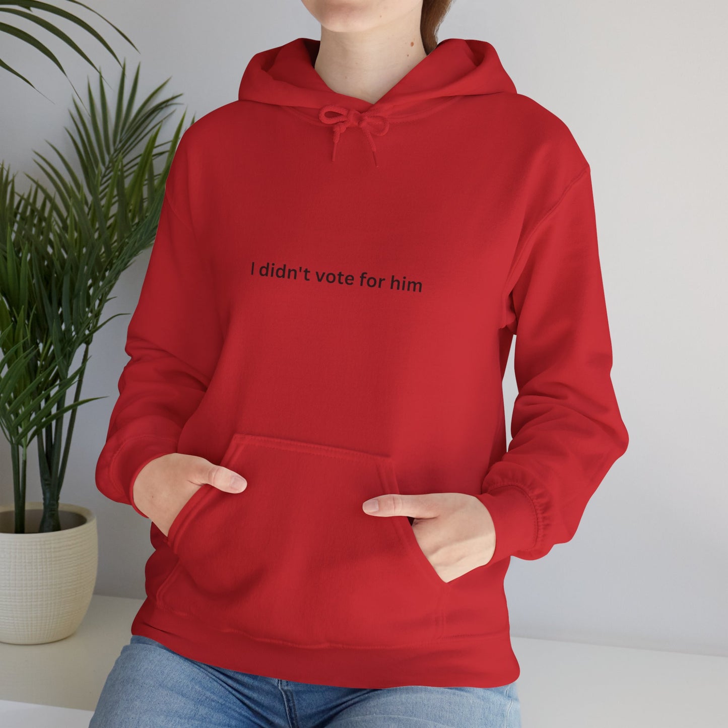 I Didn't Vote for Him Unisex Heavy Blend™ Hooded Sweatshirt