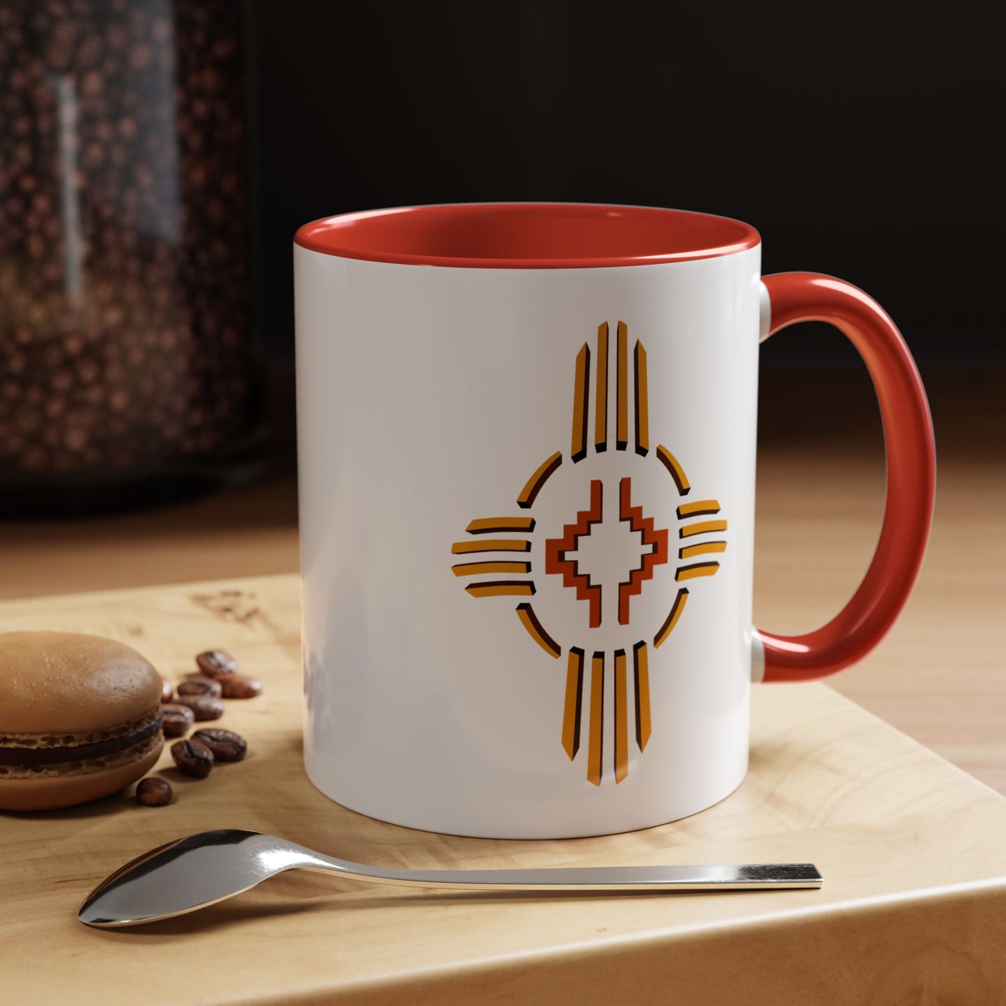 Southwest Zia-Inspired Accent Coffee Mug - 11oz