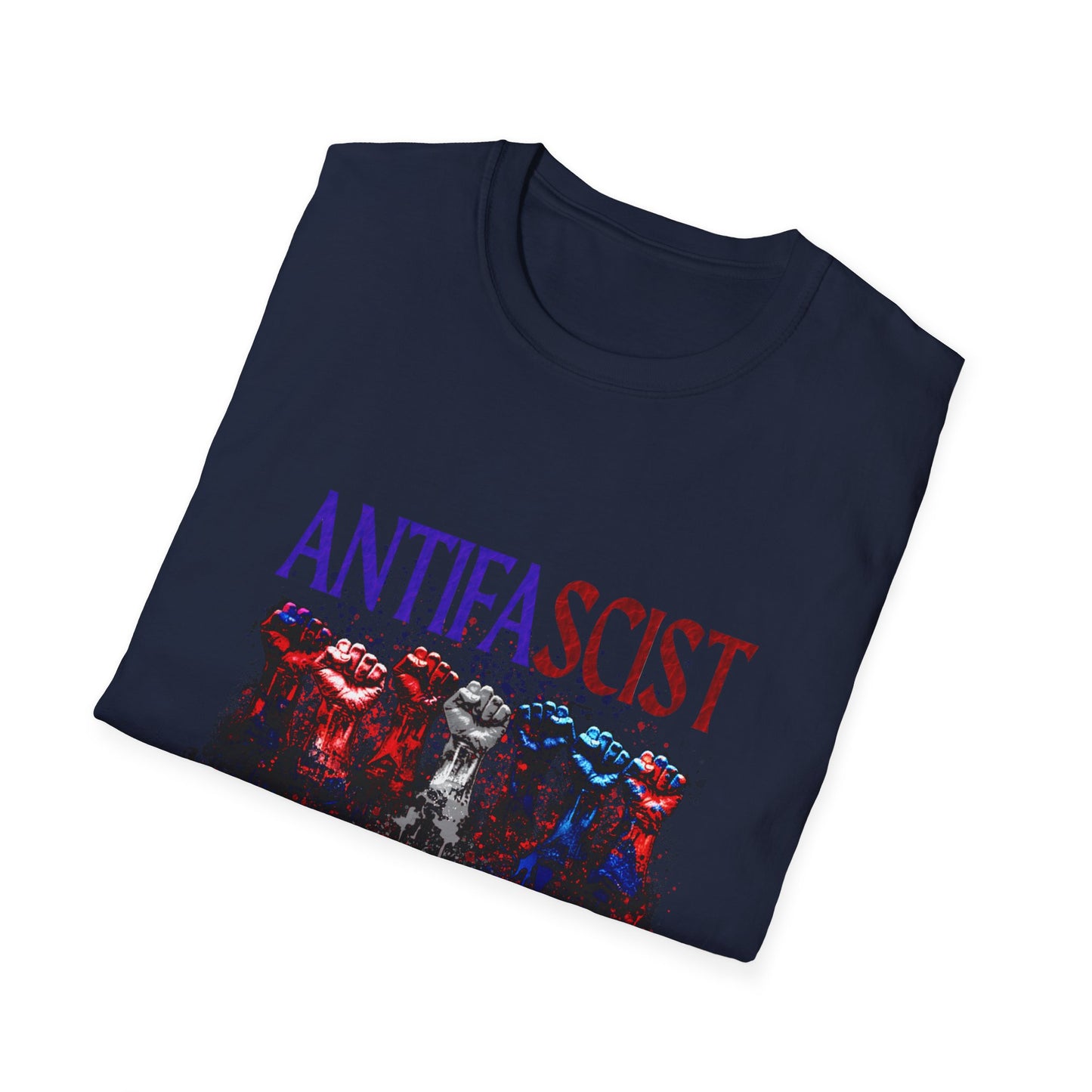 Antifascist Unisex Softstyle T-Shirt Activism Wear