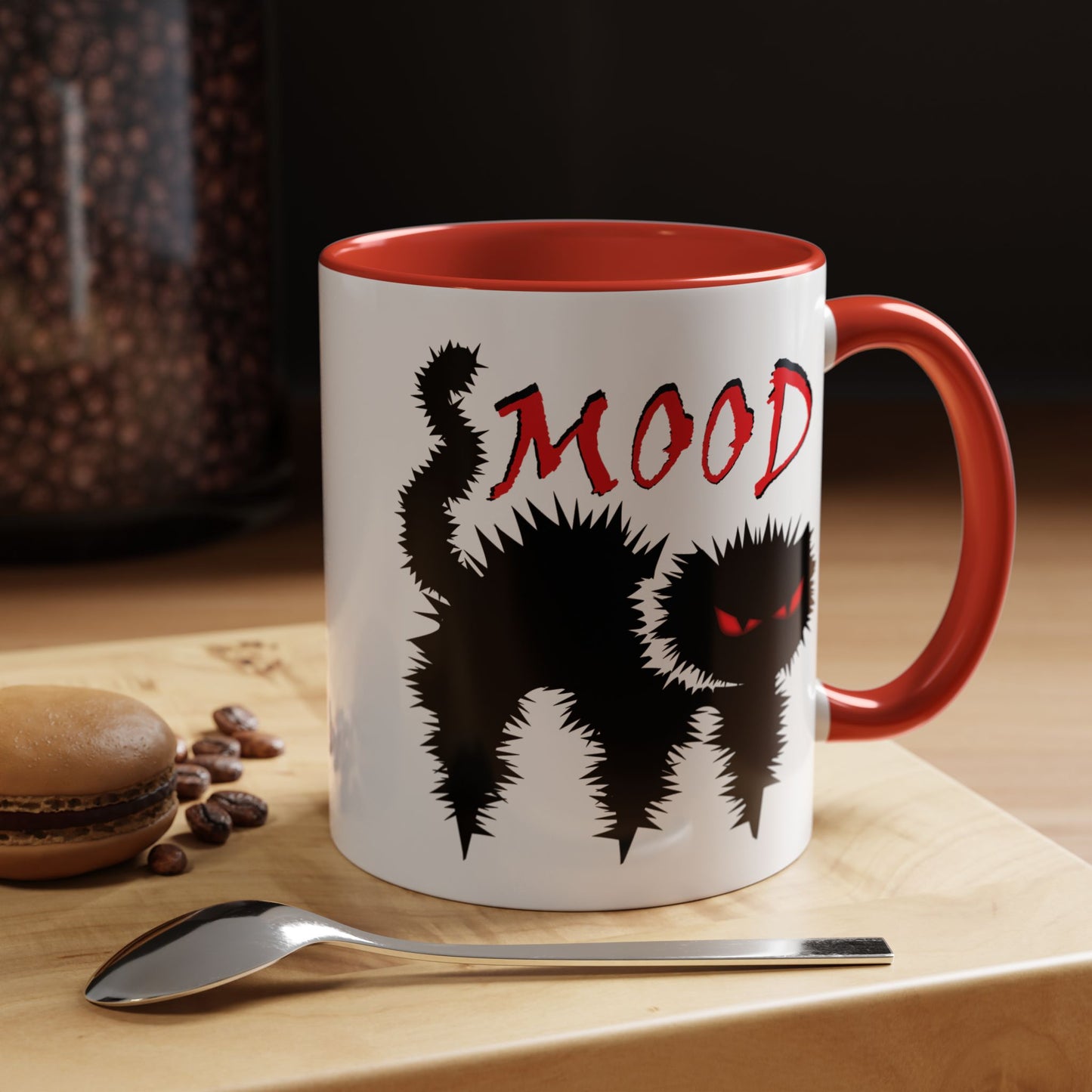 Mood Cat Coffee Mug - 11 Accent Mug for Cat Lovers