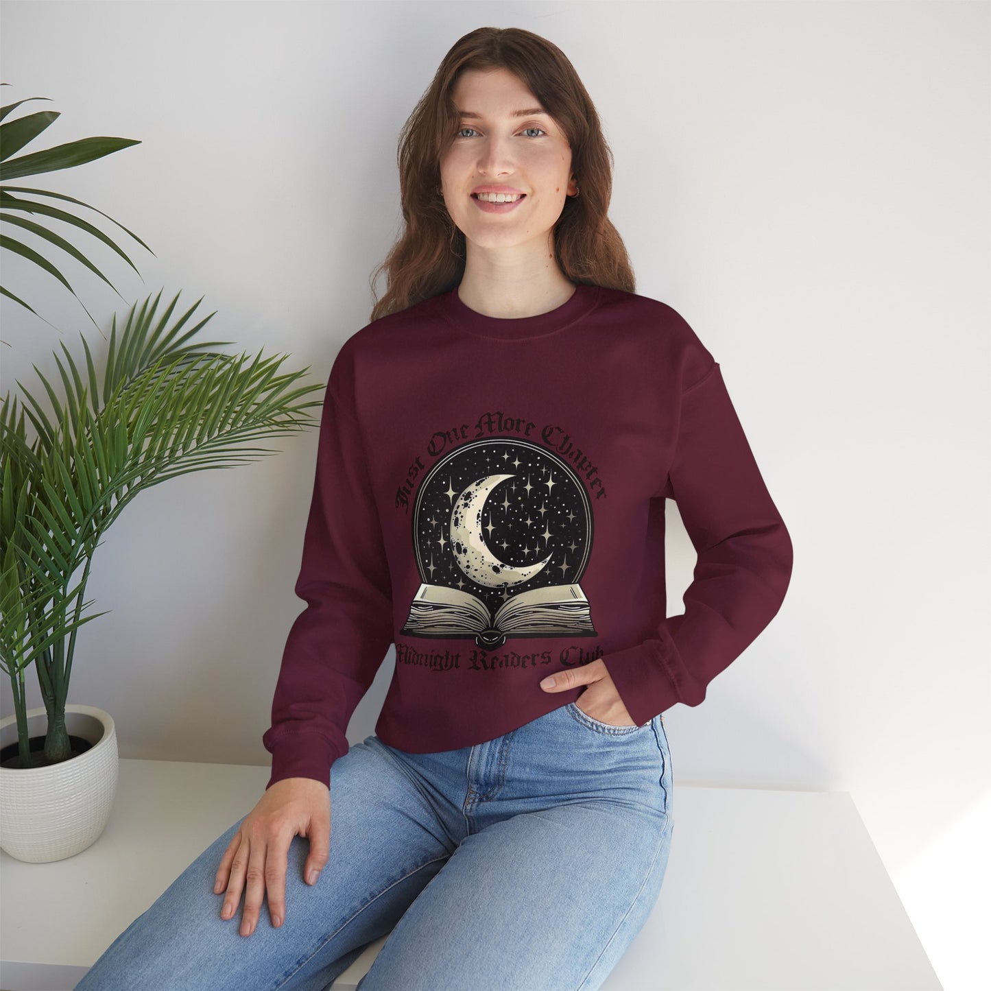 Just One More Chapter - Midnight Readers Club Sweatshirt for Book Lovers