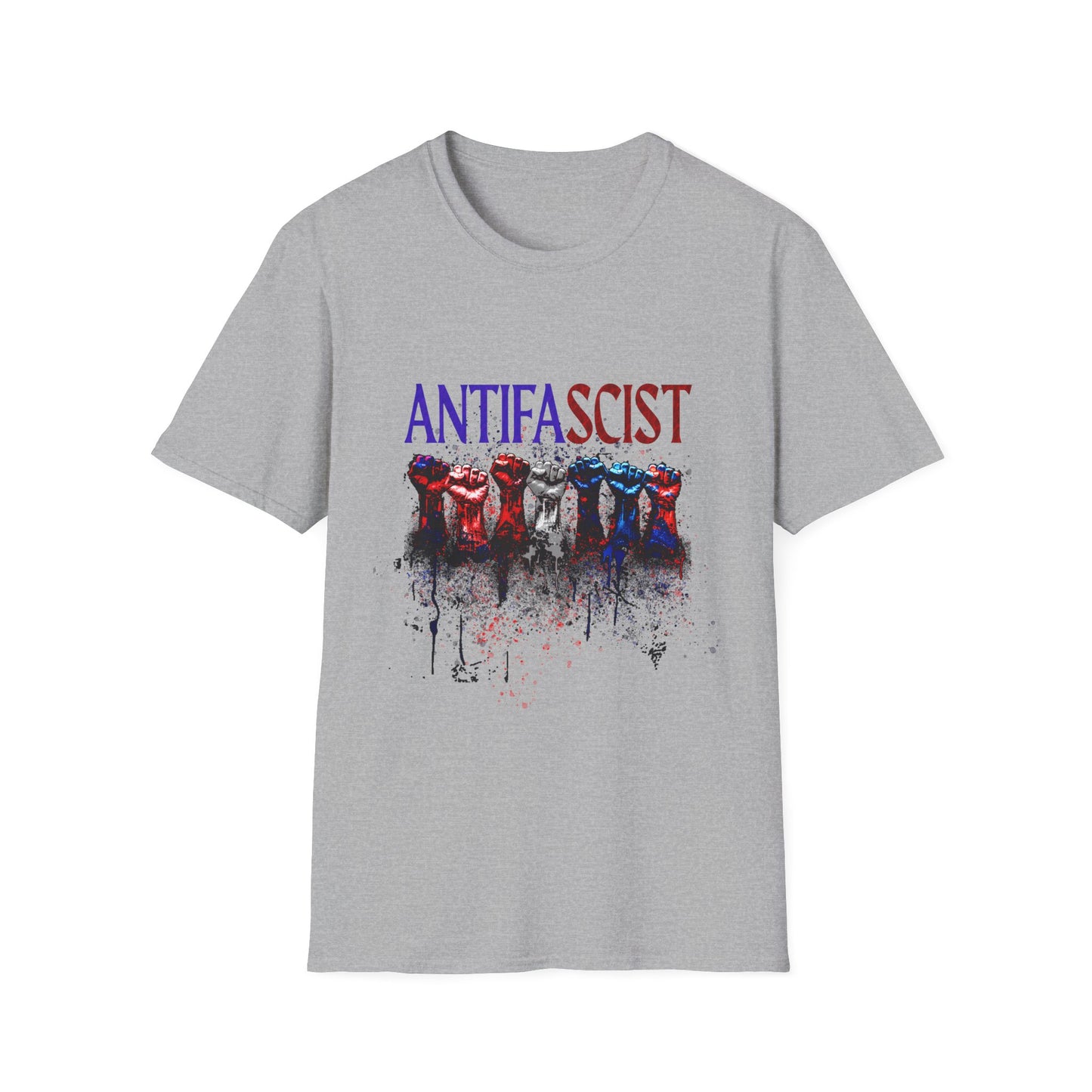 Antifascist Unisex Softstyle T-Shirt Activism Wear